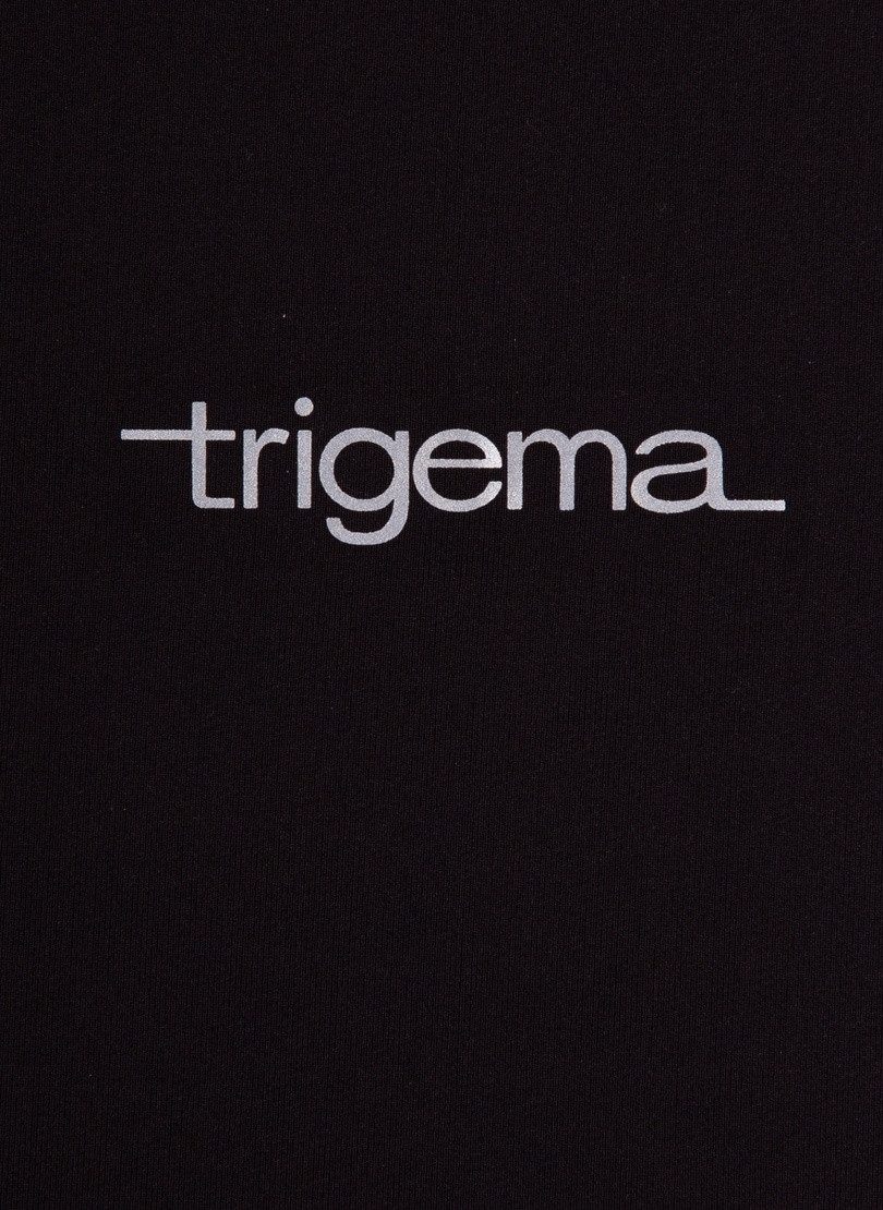 Trigema Trainingsbroek TRIGEMA lange fietsbroek geruwd (1-delig)