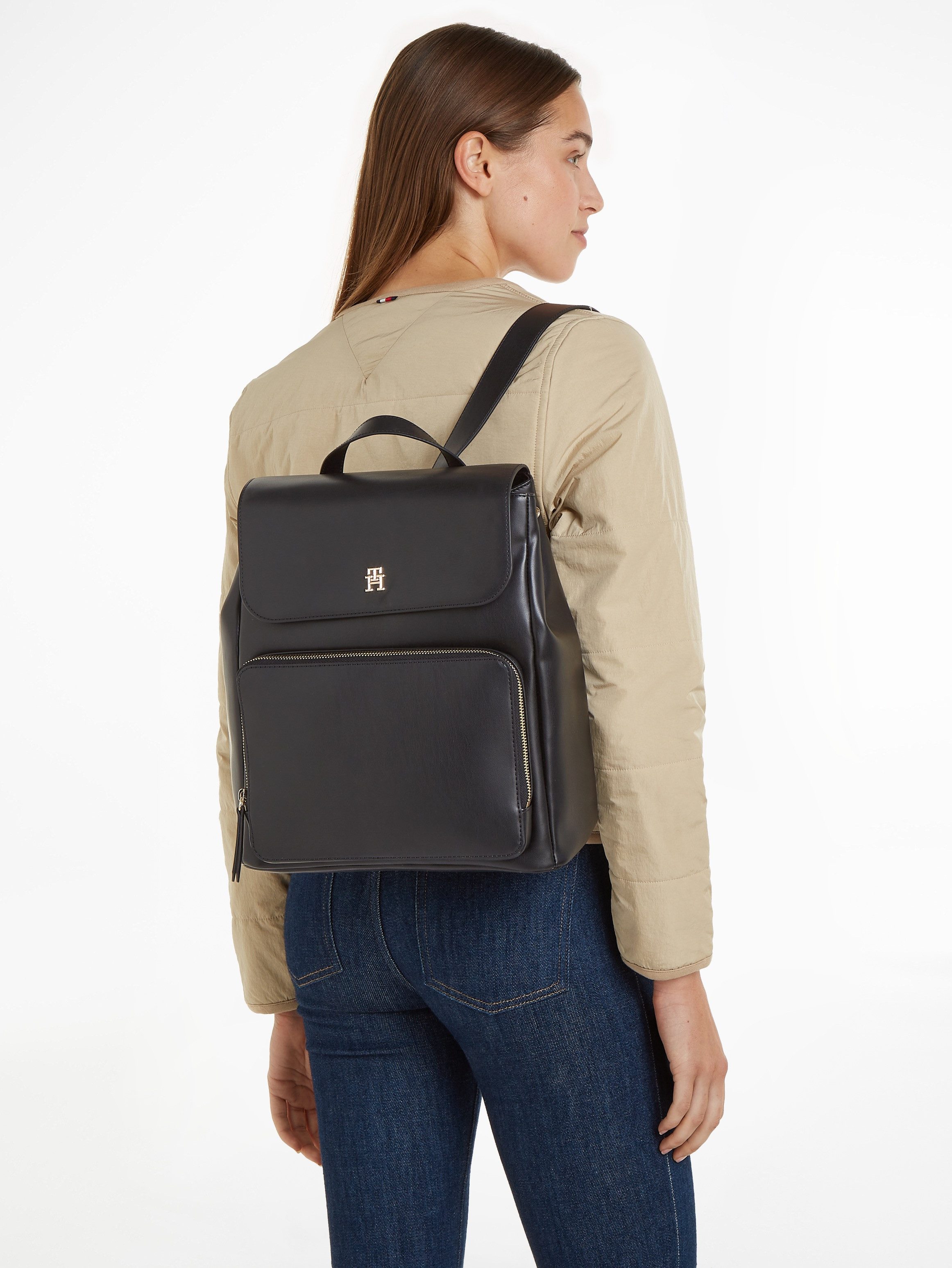 Tommy Hilfiger Rugzak Women TH SOFT UTILITY BACKPACK PU Backpacks