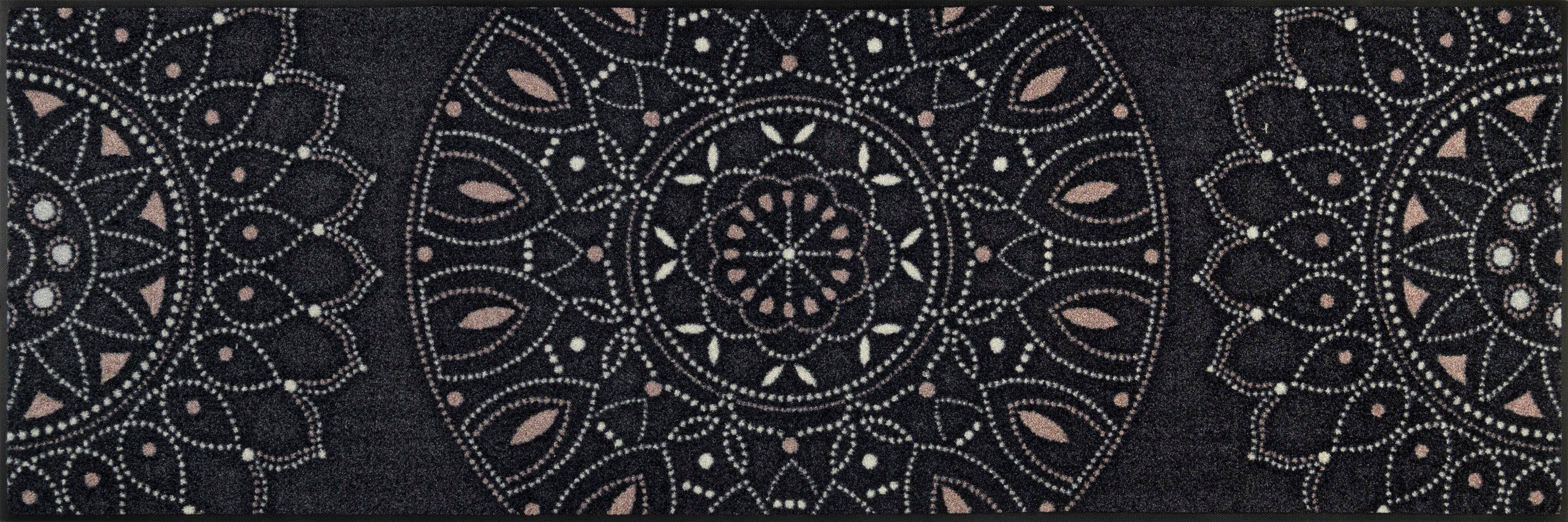 wash+dry by Kleen-Tex Loper Purnima Inloopmatten, mandalamotief, antislip, wasbaar