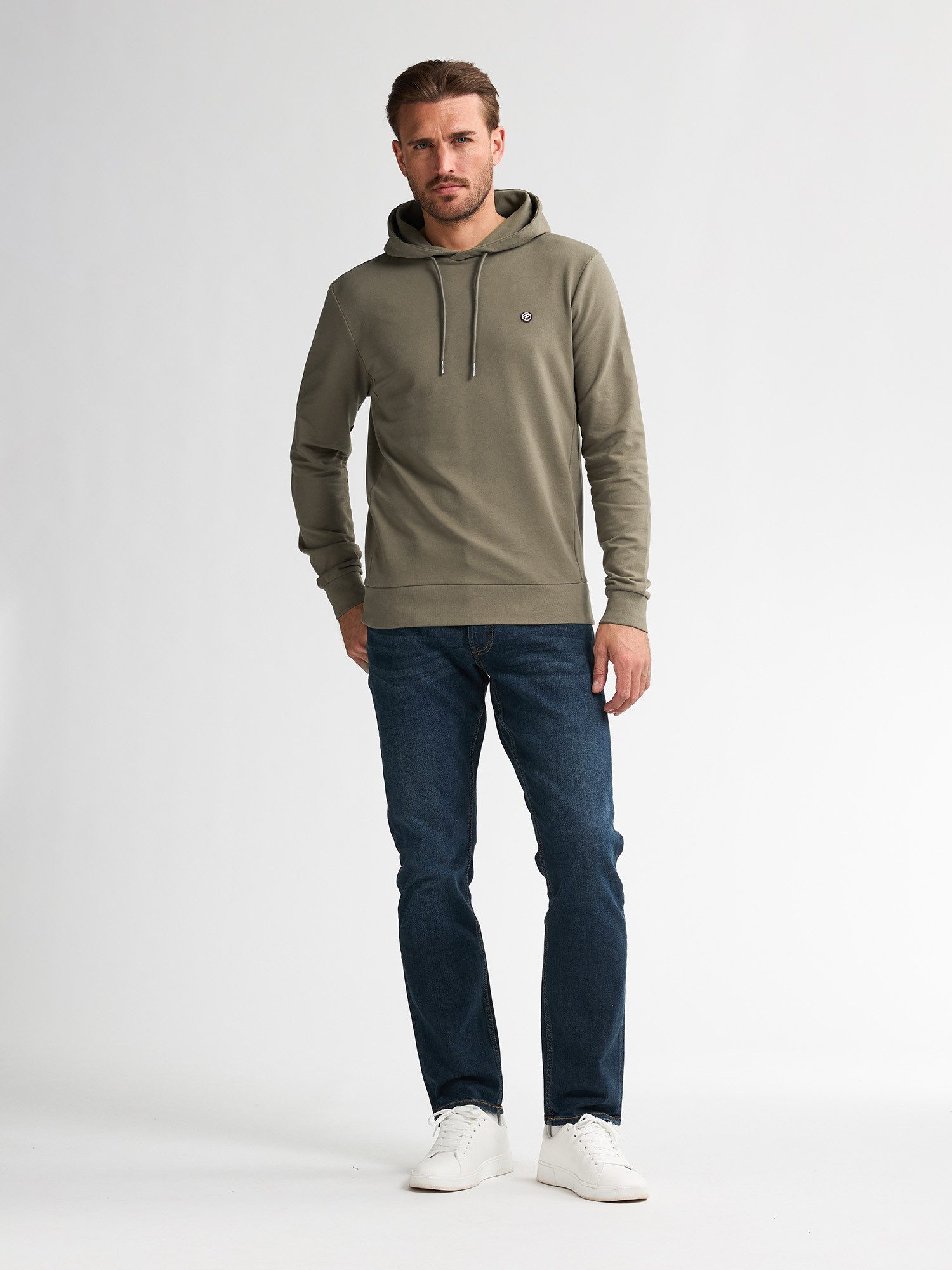 Petrol Industries Hoodie met geborduurd logo