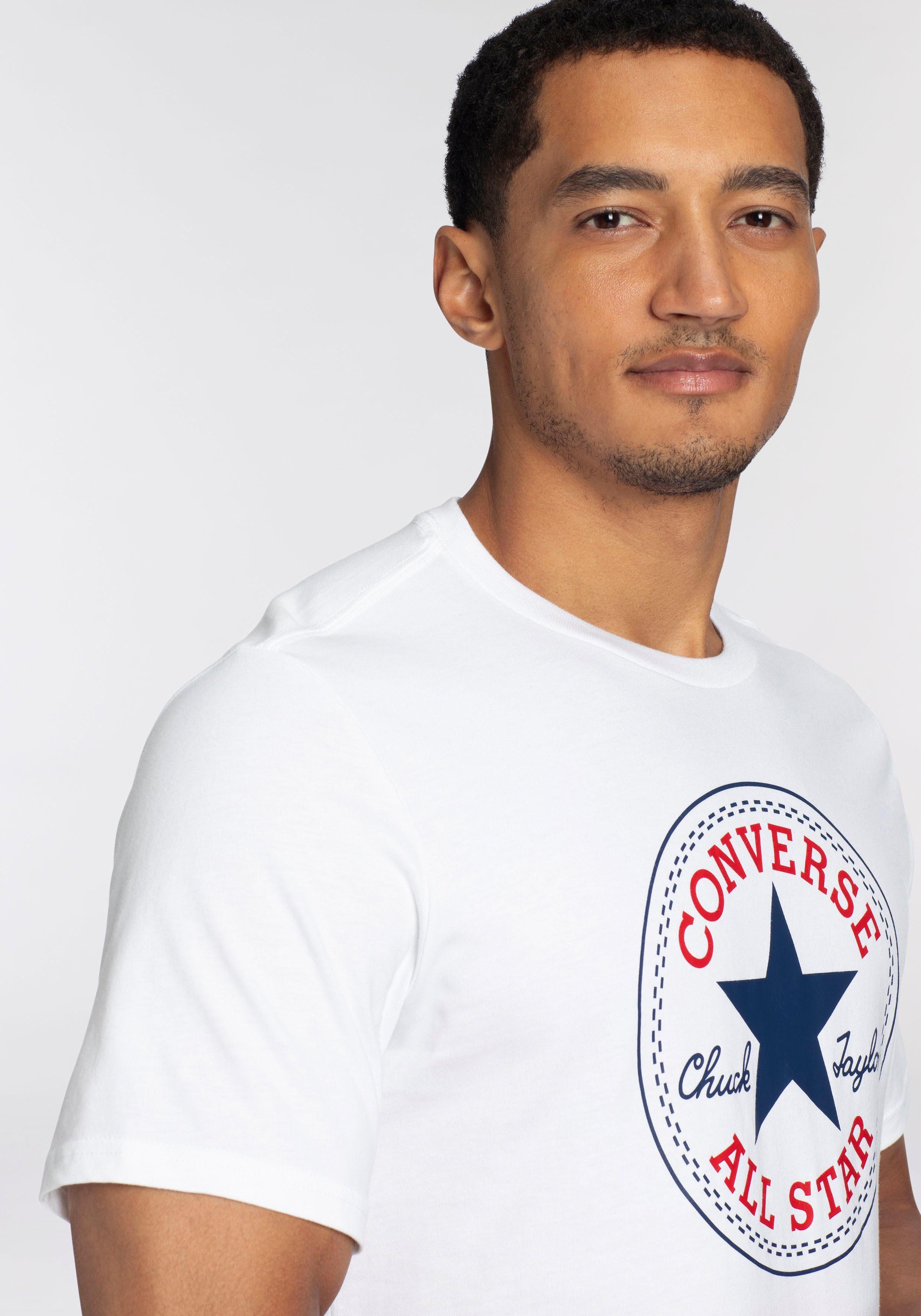 Converse T-shirt CONVERSE GO-TO ALL STAR PATCH STANDARD-FIT T-SHIRT (1-delig)