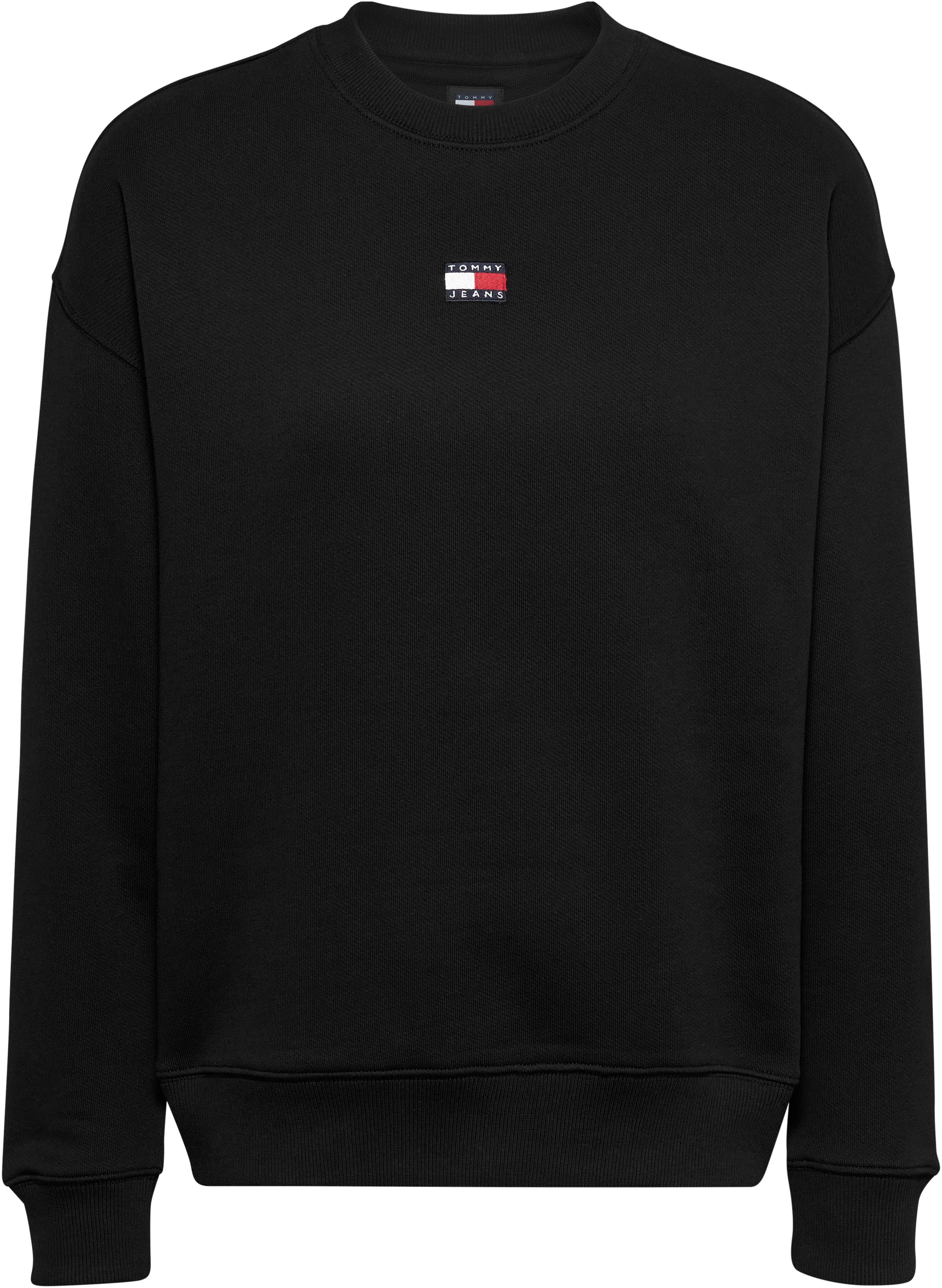 TOMMY JEANS Sweatshirt TJW BXY BADGE met drop-shoulder design en logo aan de voorkant