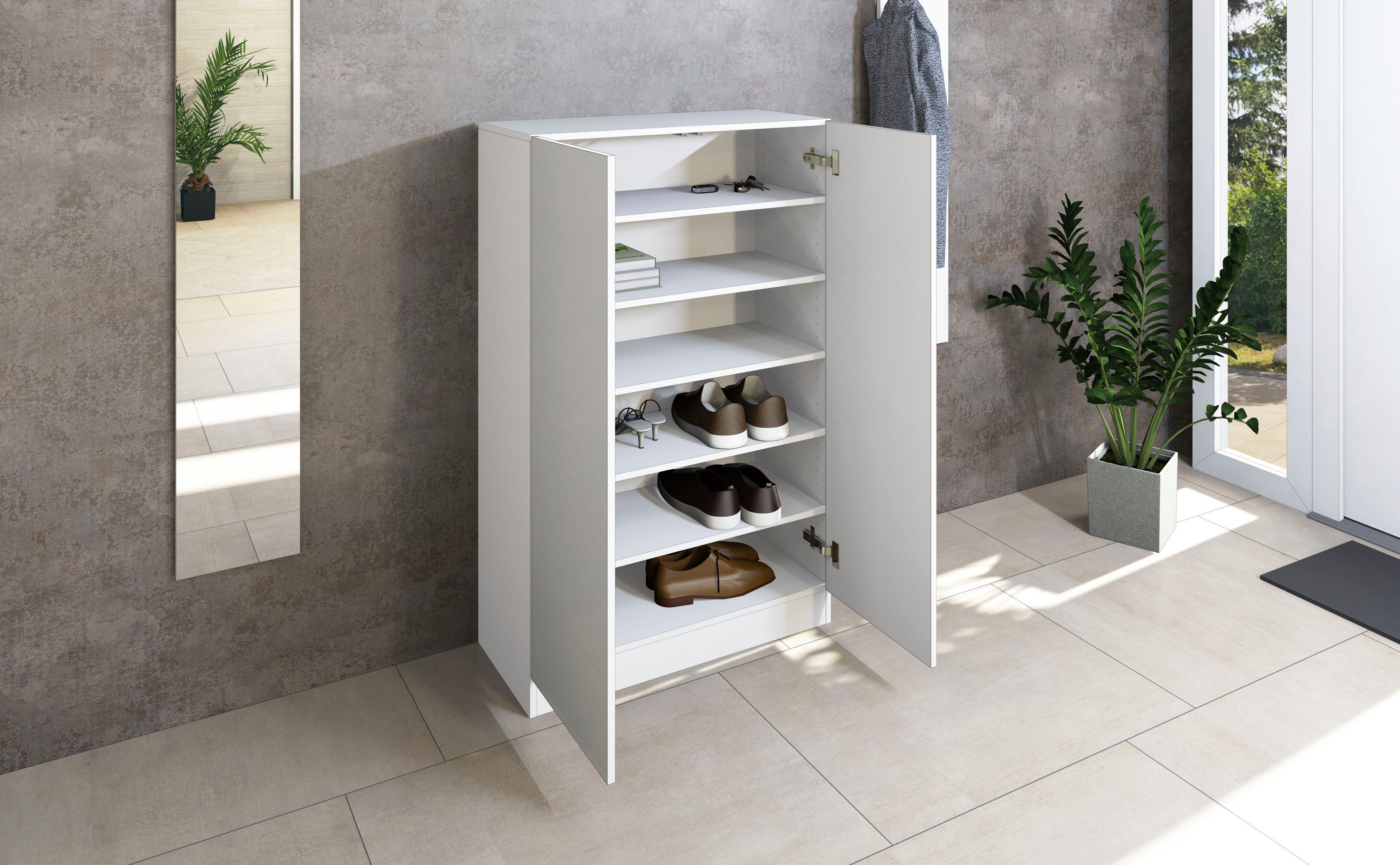 borchardt Möbel Schoenenkast Vaasa3 Breedte 76 cm