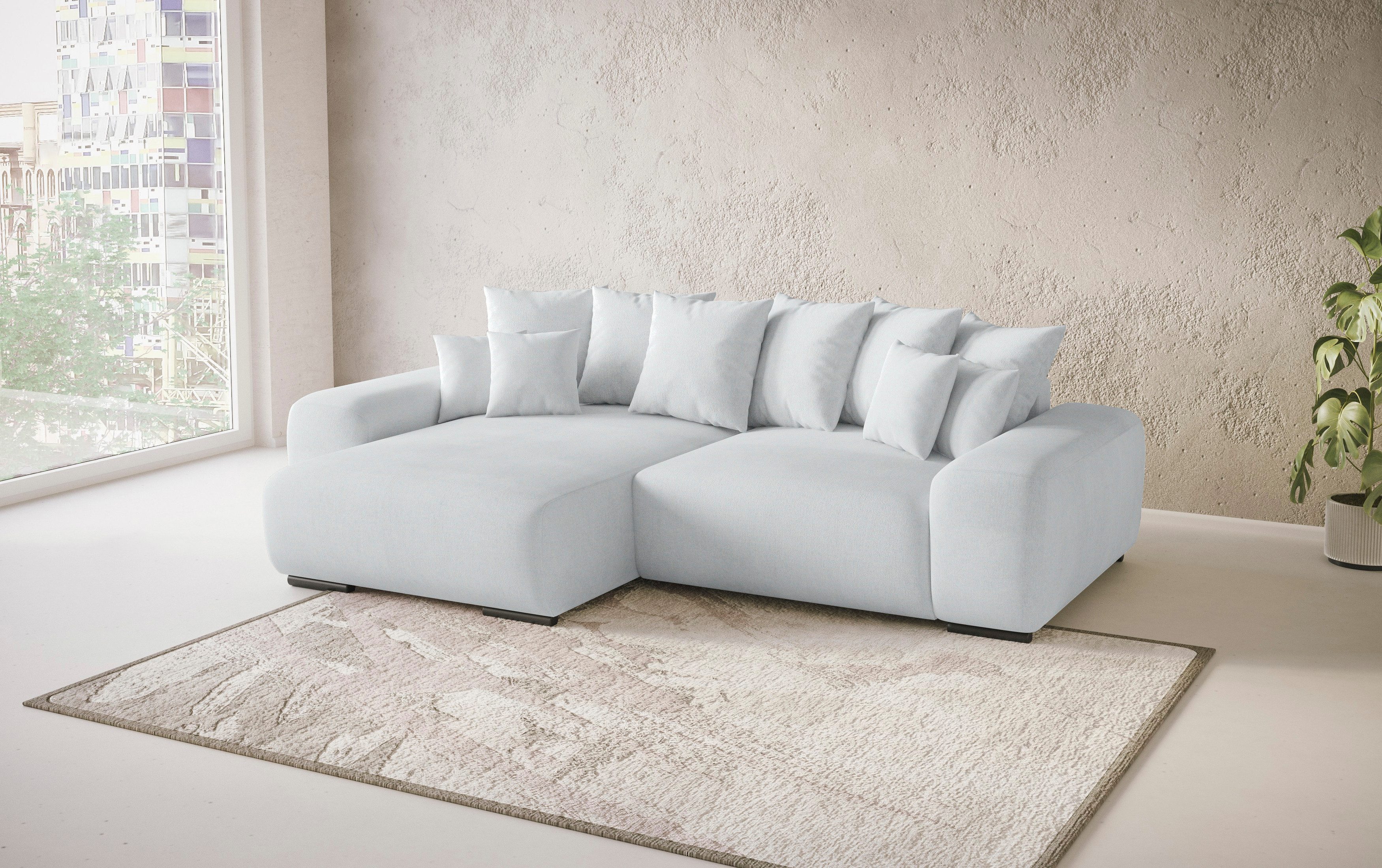 Mr. Couch Hoekbank Sundance II, L-vorm met duraspring-pocketveringkern belastbaar tot 140 kg