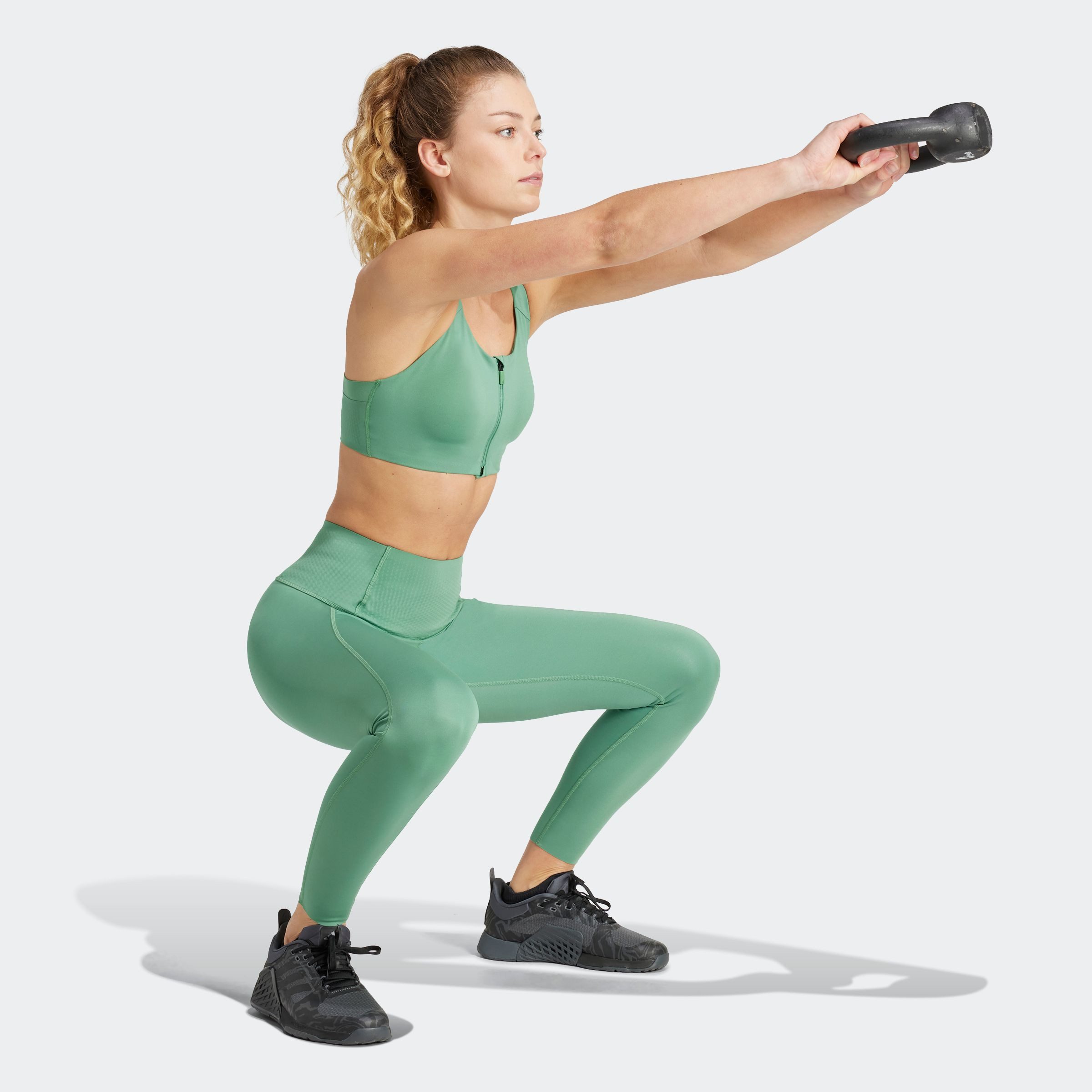 adidas Performance Sport-bh TLRDIM LUX ZIP (1-delig)