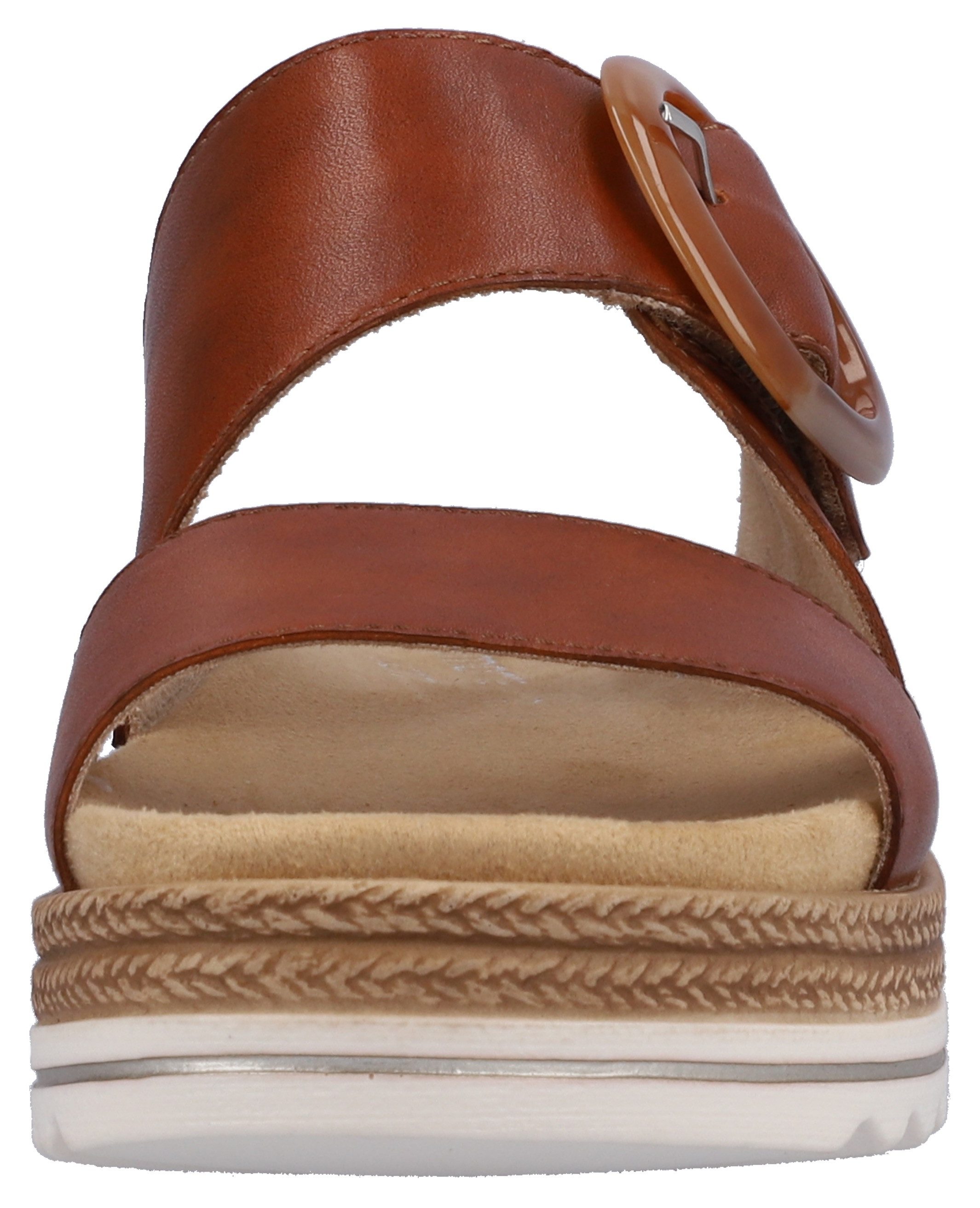 Remonte Slippers , sleehak, zomerschoen, pantoffels met decoratieve gesp