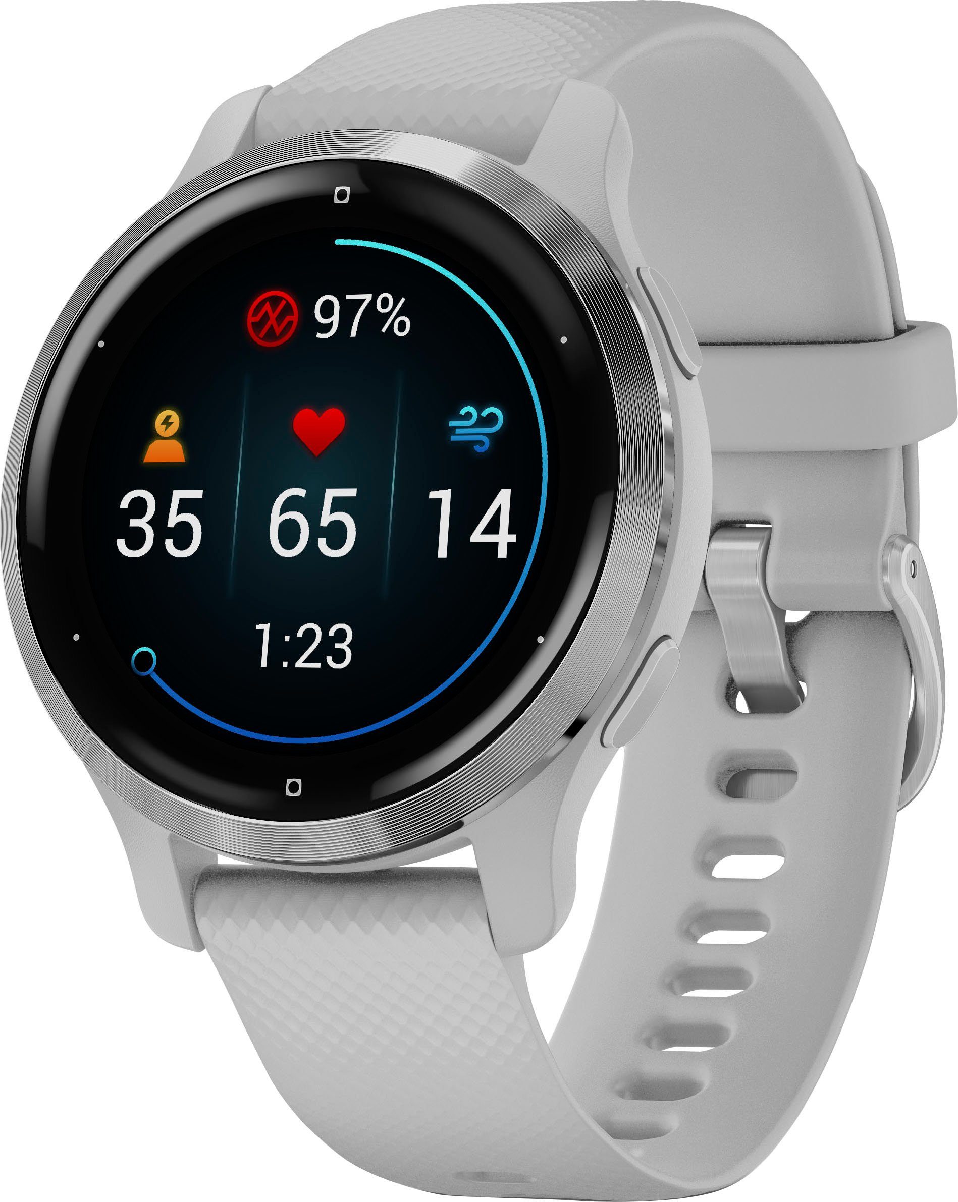 Garmin Smartwatch Venu 2S 25 reeds geïnstalleerde sport-apps