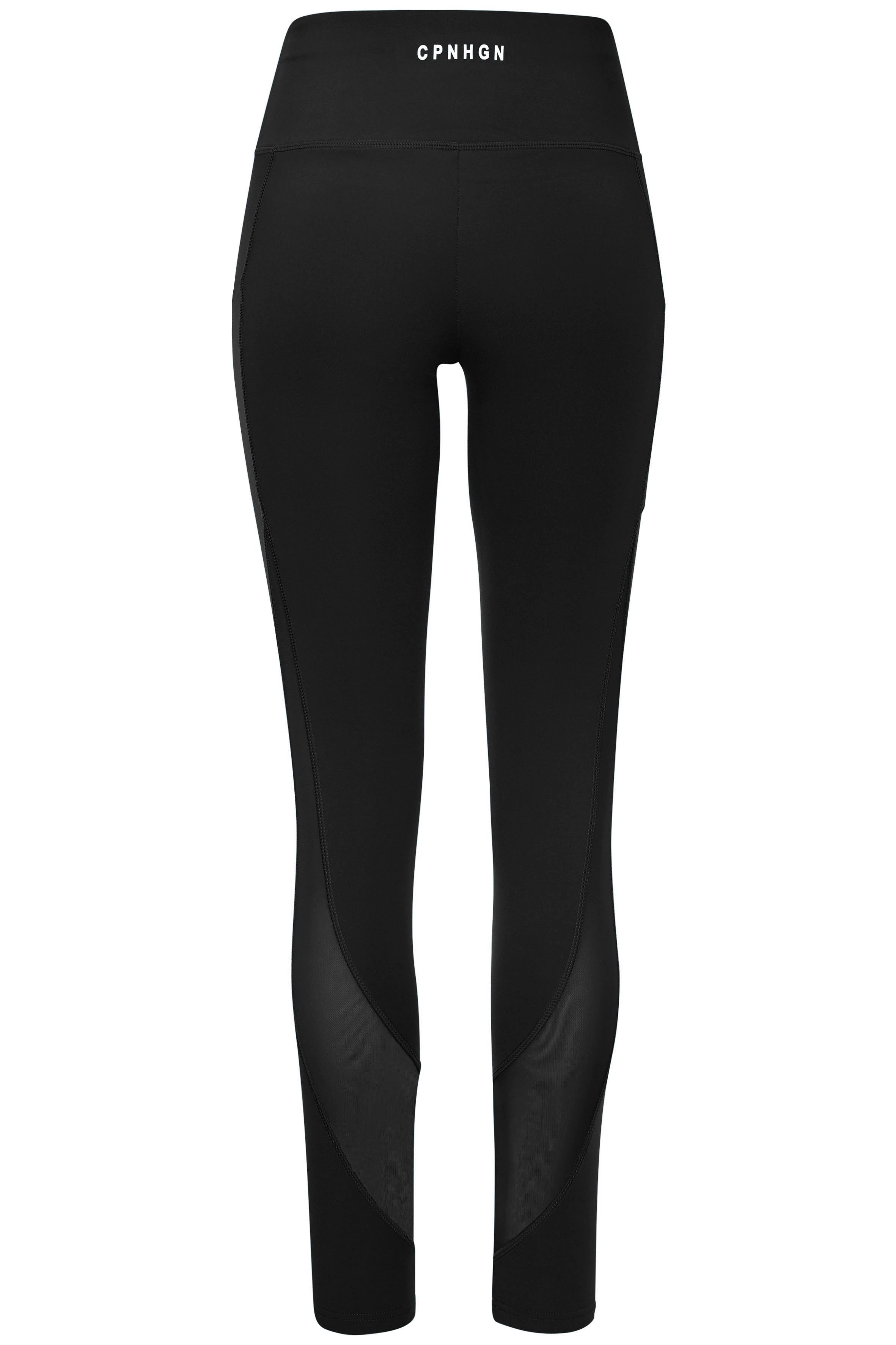 Copenhagen Studios Functionele legging met mesh-inzet en telefoontas aan het been