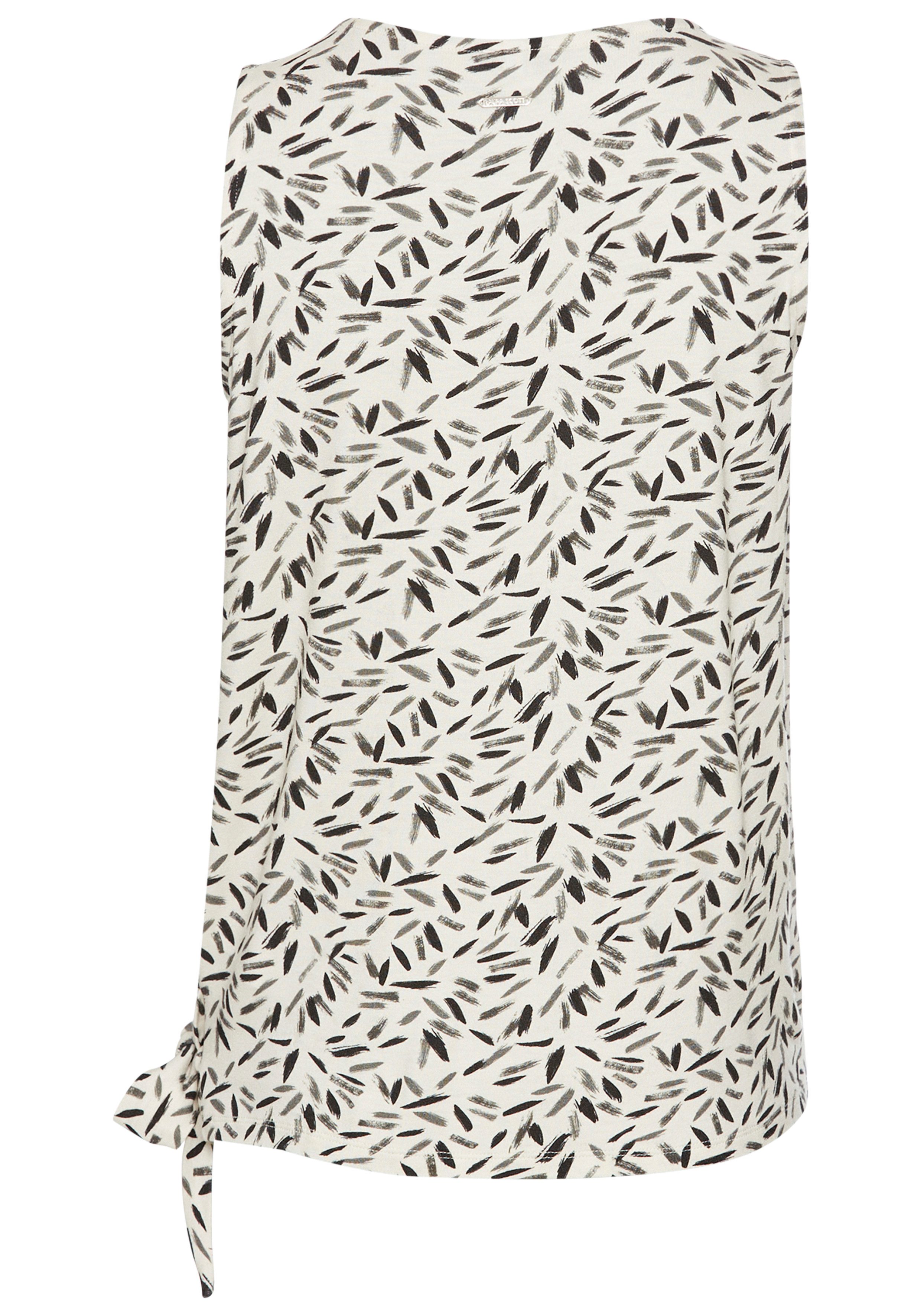 Laura Scott Tanktop in vrouwelijke stijl met v-hals & strik - nieuwe collectie