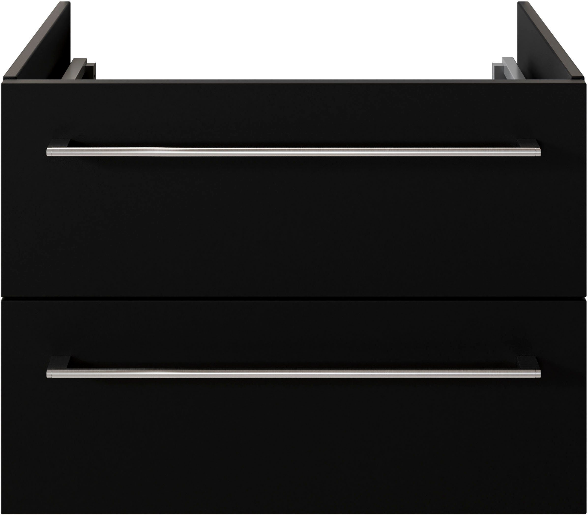 Saphir Wastafelonderkast Serie 6025 mineraalmarmeren wastafel met onderkast, 67 cm breed (2-delig)