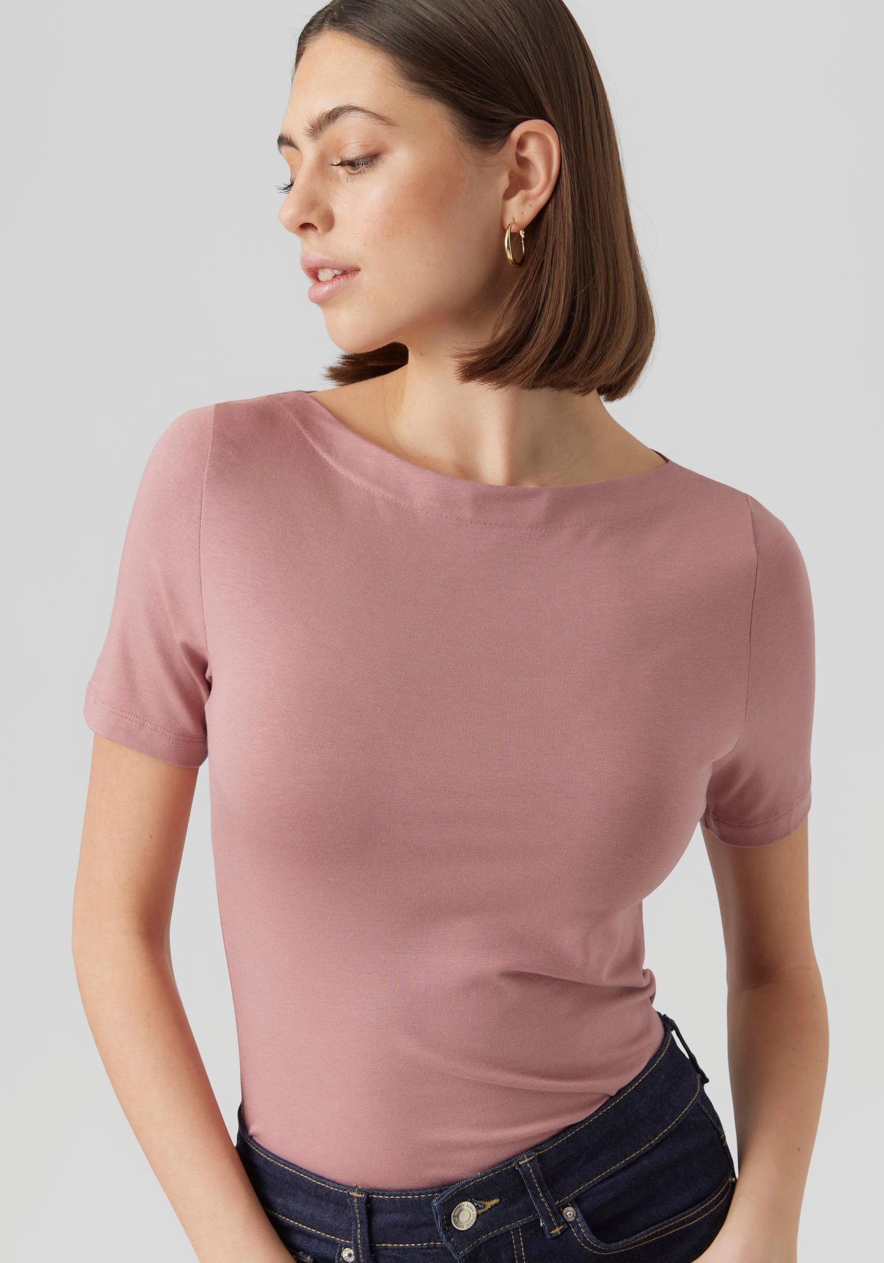 Vero Moda Shirt met korte mouwen VMPANDA MODAL S/S TOP NOOS