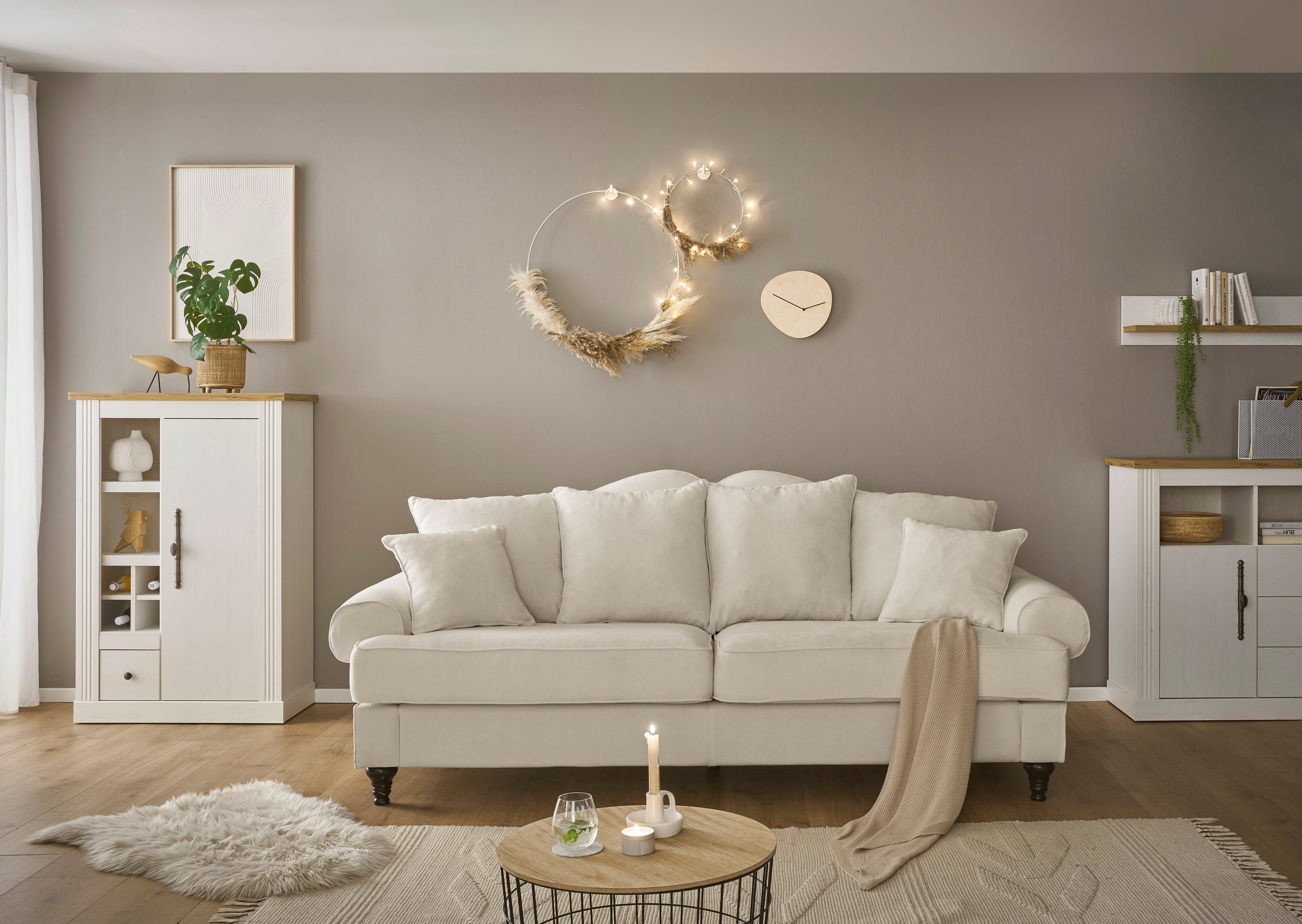 Home affaire 3,5-zitsbank Westminster met binnenveringsinterieur
