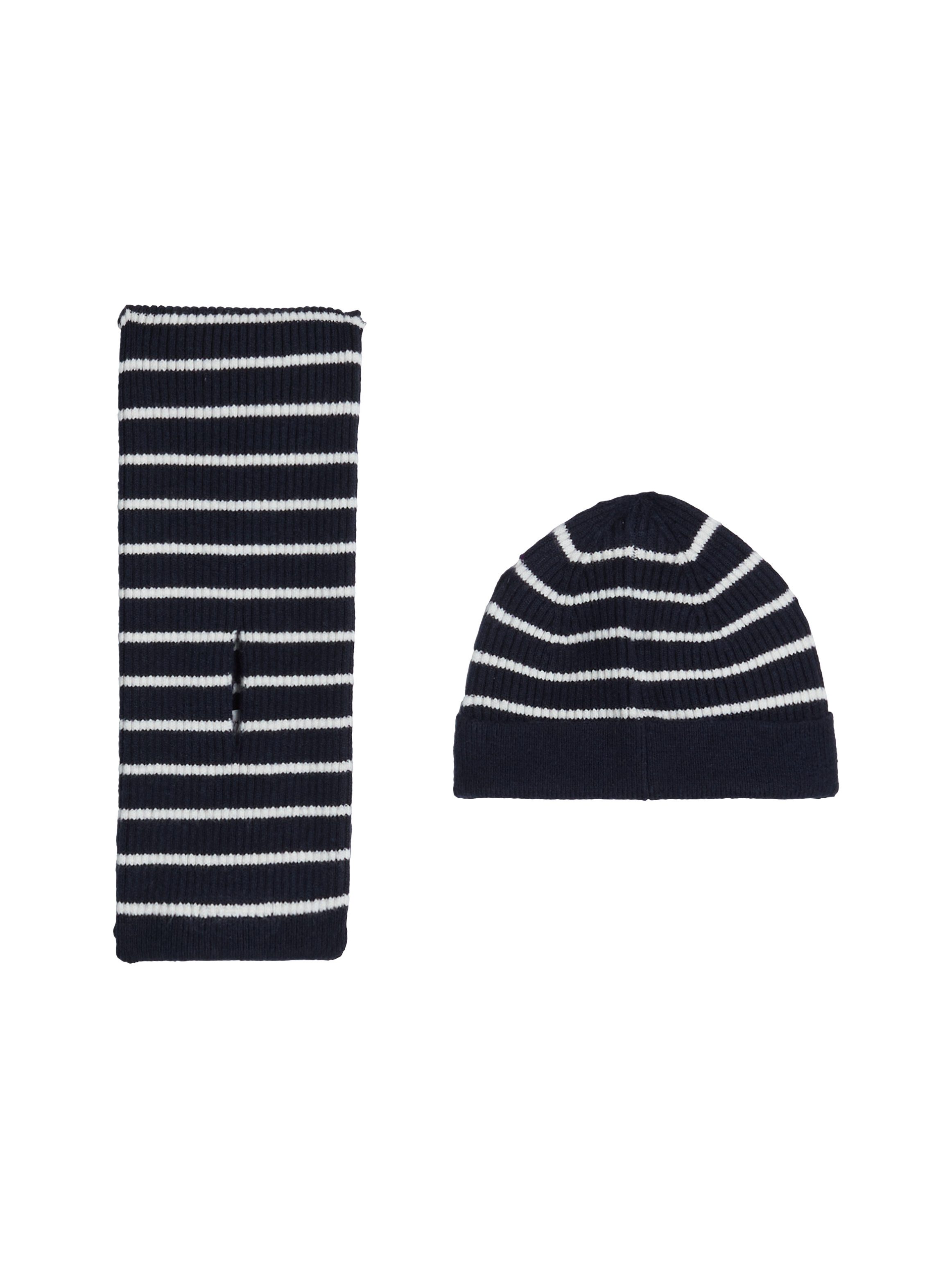 Tommy Hilfiger Muts & sjaal BABY ACCESSORIES GIFTPACK (set, 2-delig, 2 stuks)