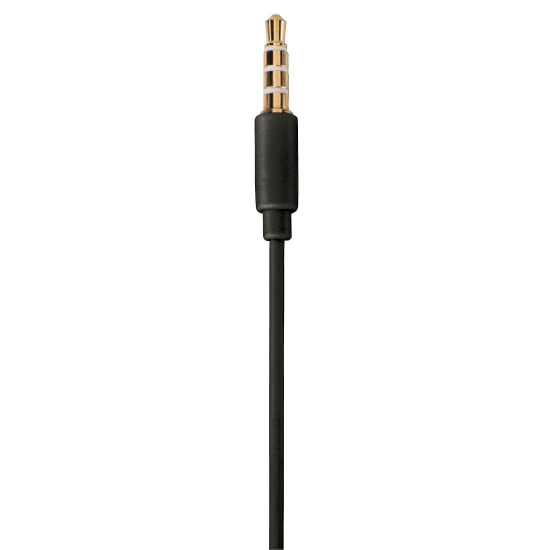 Thomson In-ear koptelefoon In Ear Hoofdtelefoon met Kabel en Geluidsisolatie, Microfoon Zwart