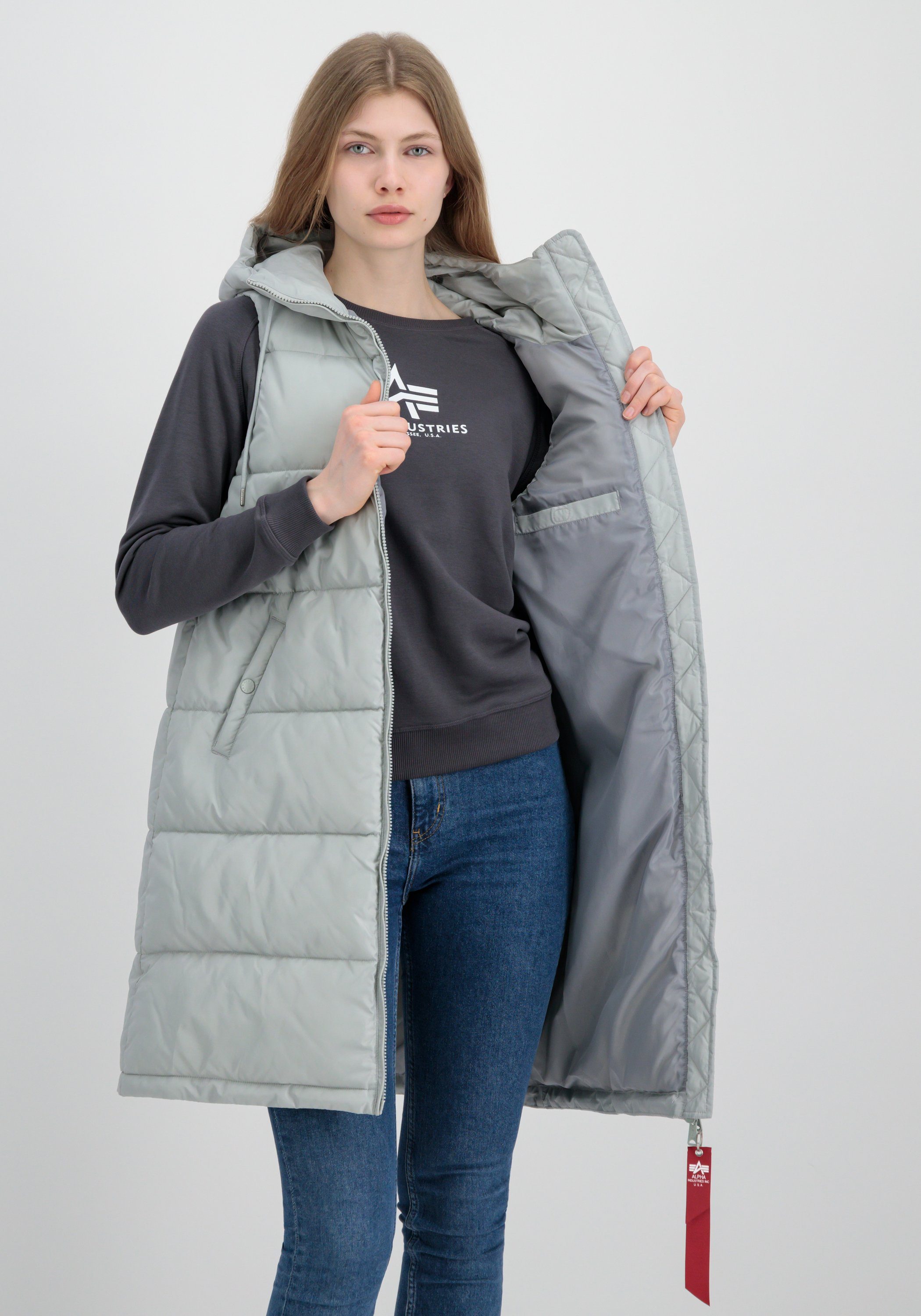 Alpha Industries Blouson Alpha Industries Women - Vests Long Puffer Vest Women