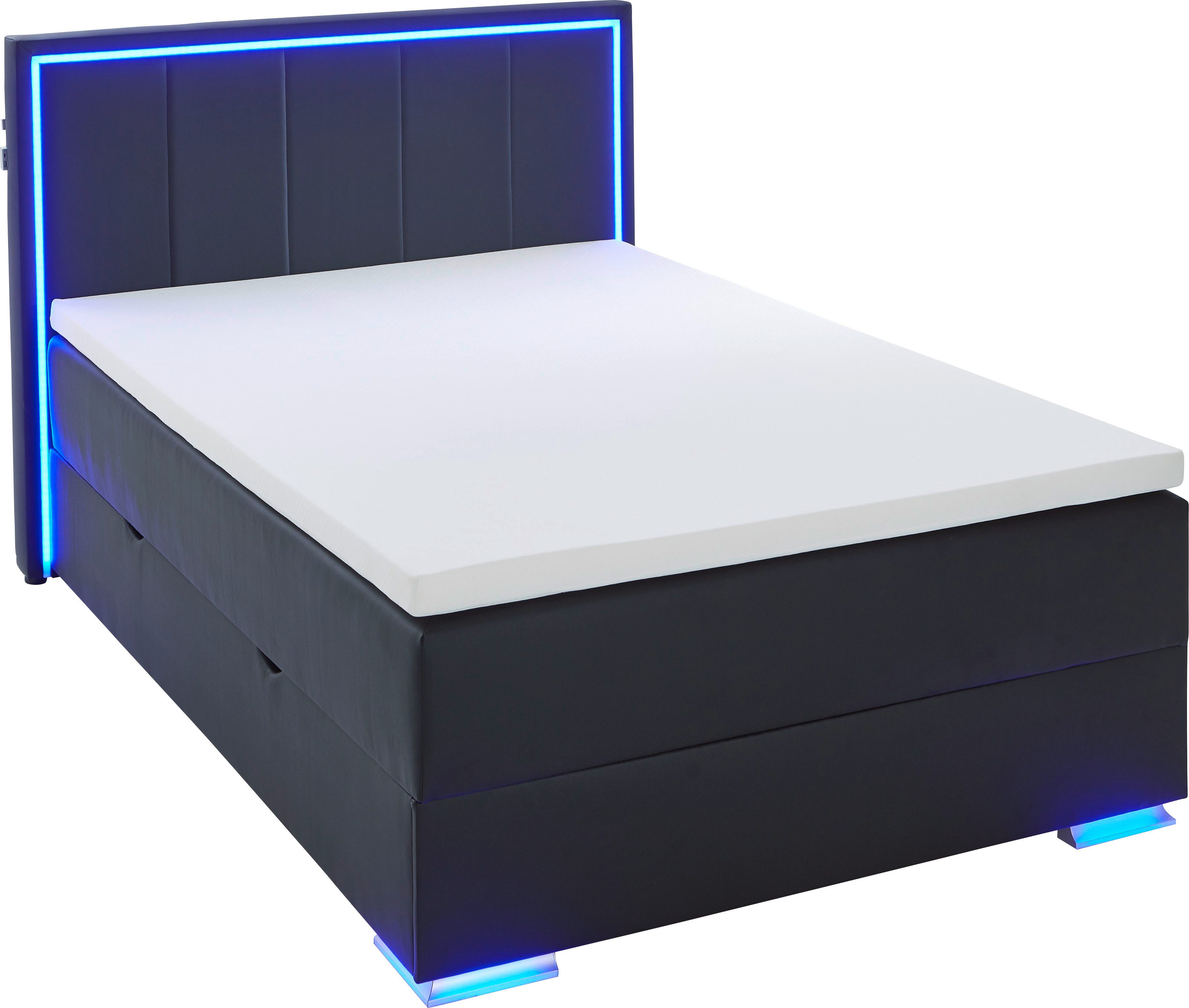 meise.möbel Boxspring Colorado II inclusief led-verlichting & topper