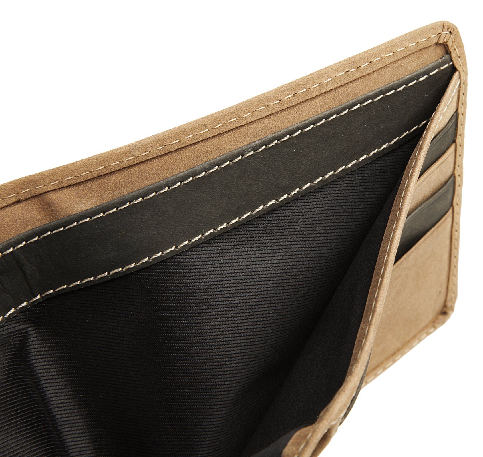BODENSCHATZ Portemonnee BICOLOUR echt leder