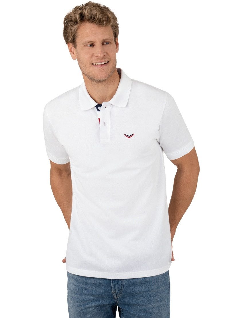 Trigema Poloshirt  poloshirt met maritieme details (1-delig)