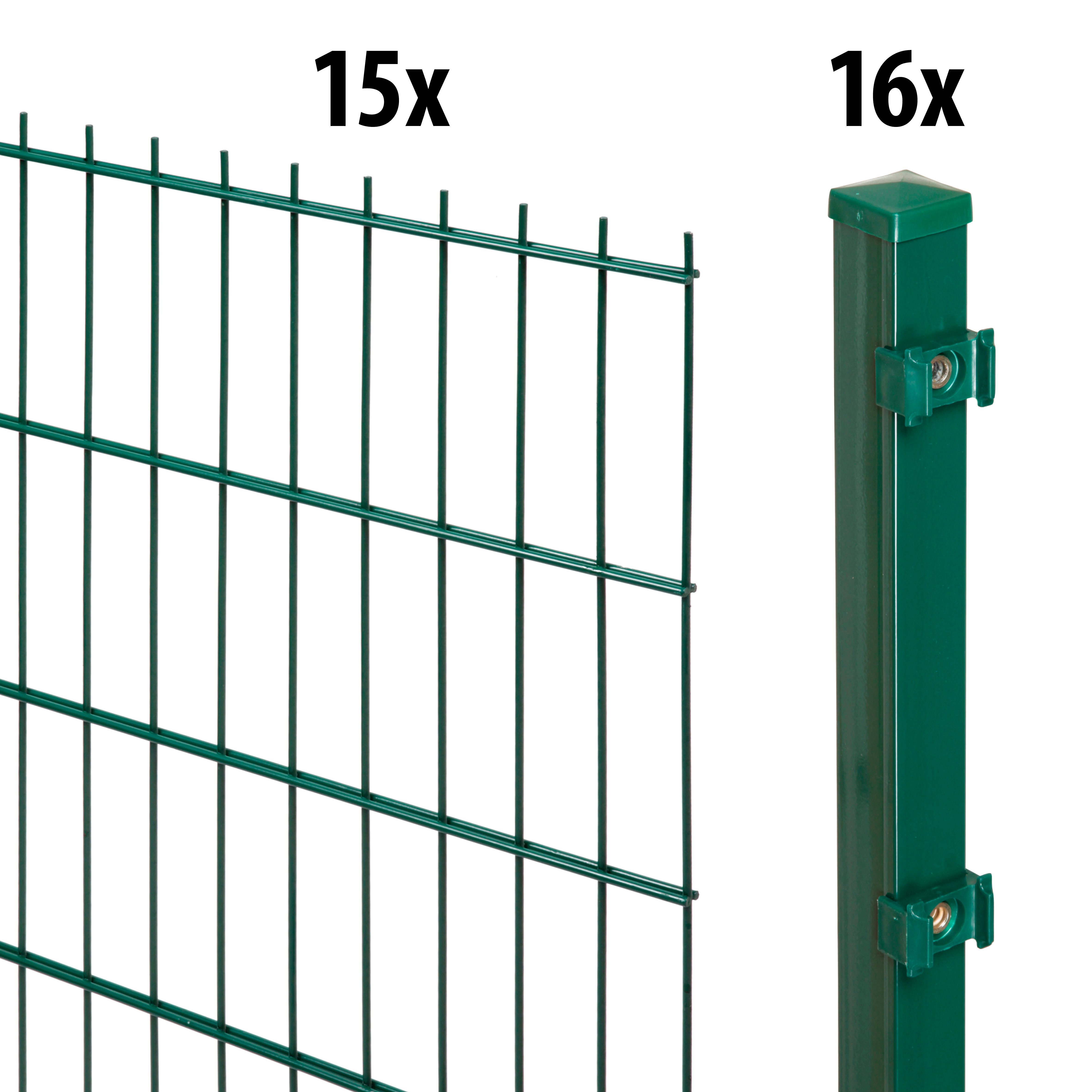 GARDEN 'N' MORE Dubbelstaafmat hekwerk Standaard hekken groen