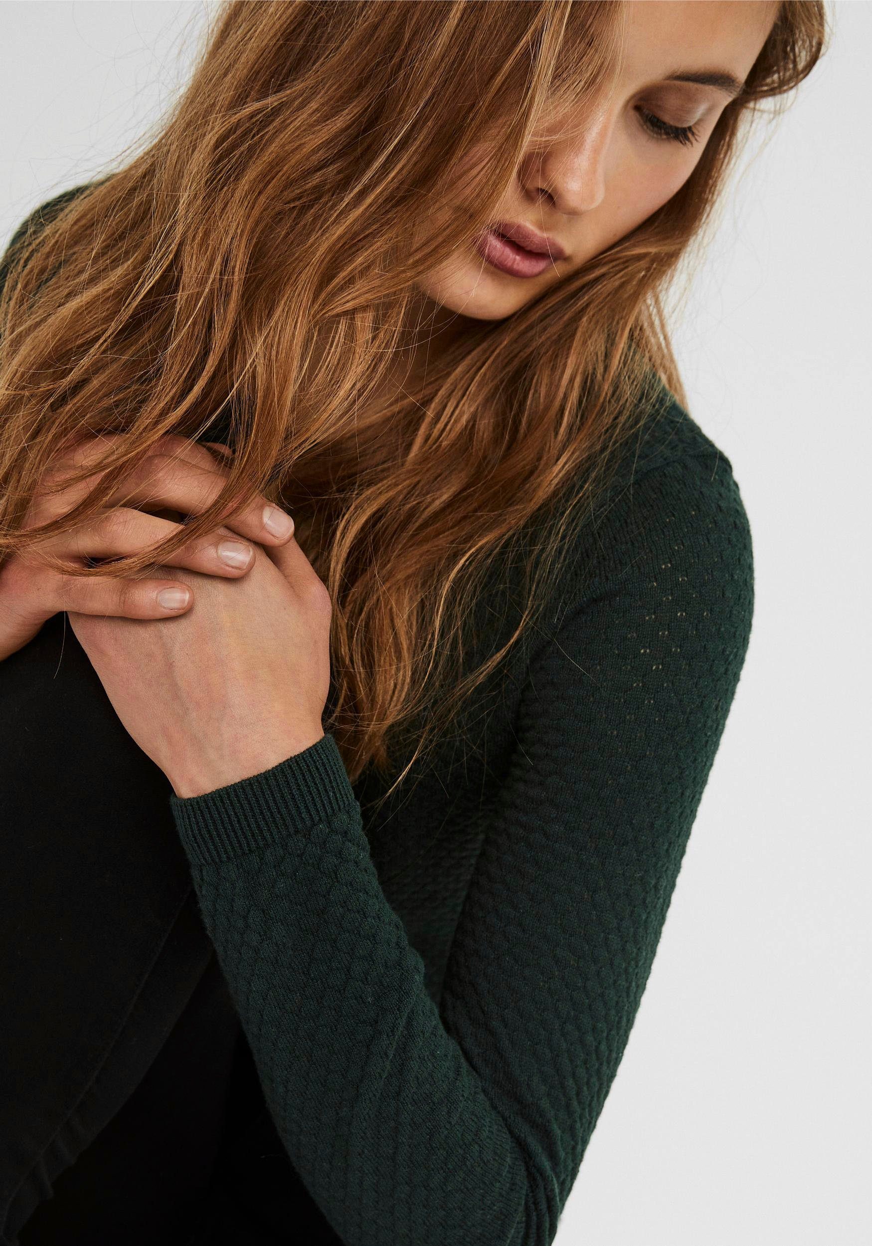 Vero Moda Trui met ronde hals VMCARE STRUCTURE LS O-NECK BLOUSE