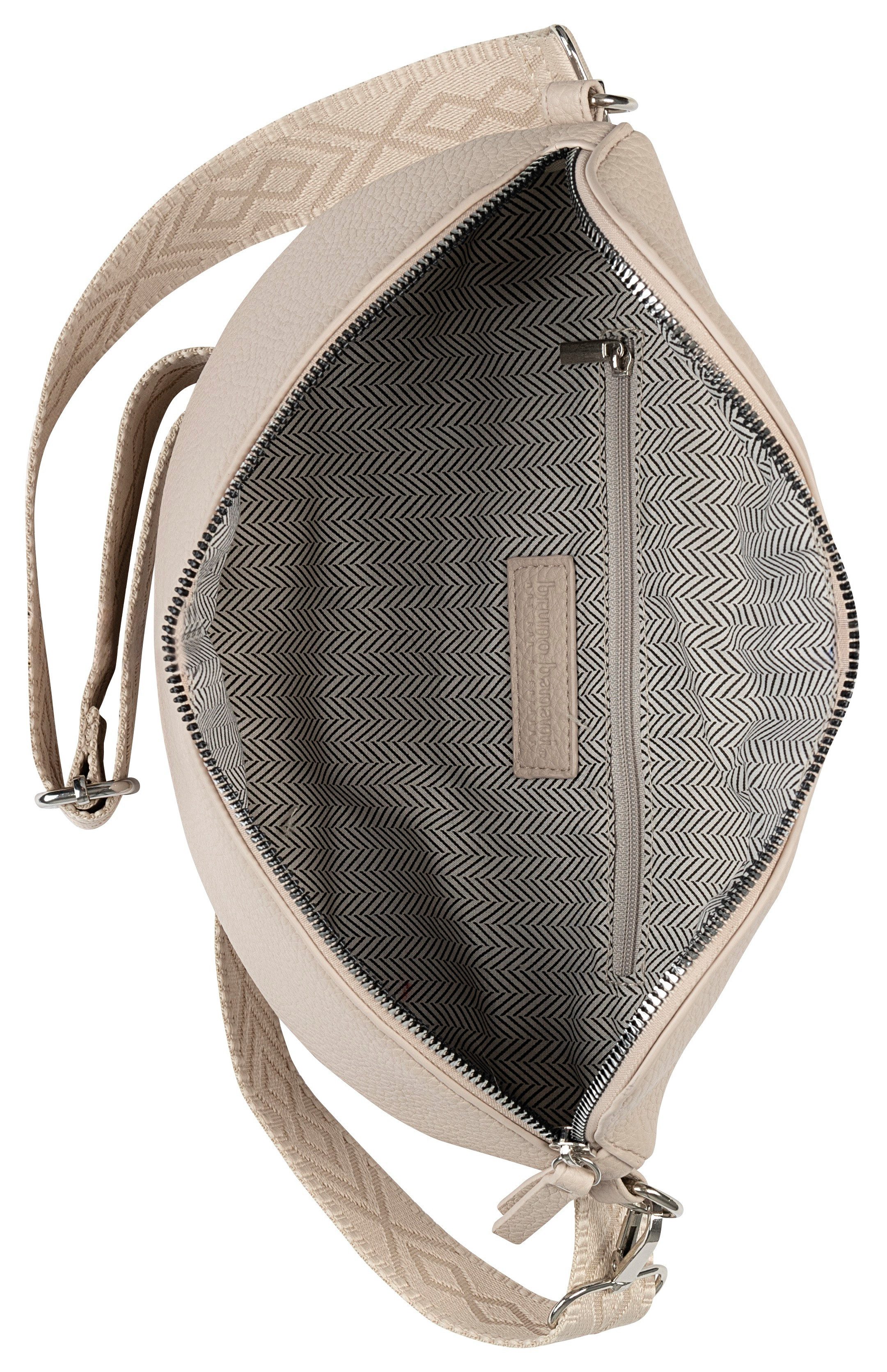 Bruno Banani Buiktasje Amalfi Heuptas schoudertas brede riem crossbody bag