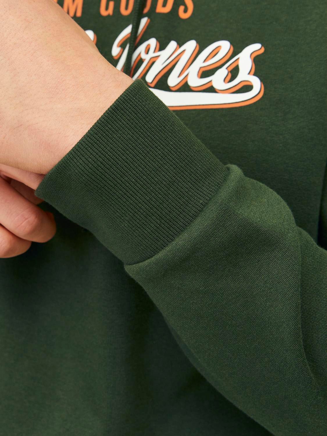 Jack & Jones Hoodie JJELOGO SWEAT HOOD 2 COL 24 25 NOOS