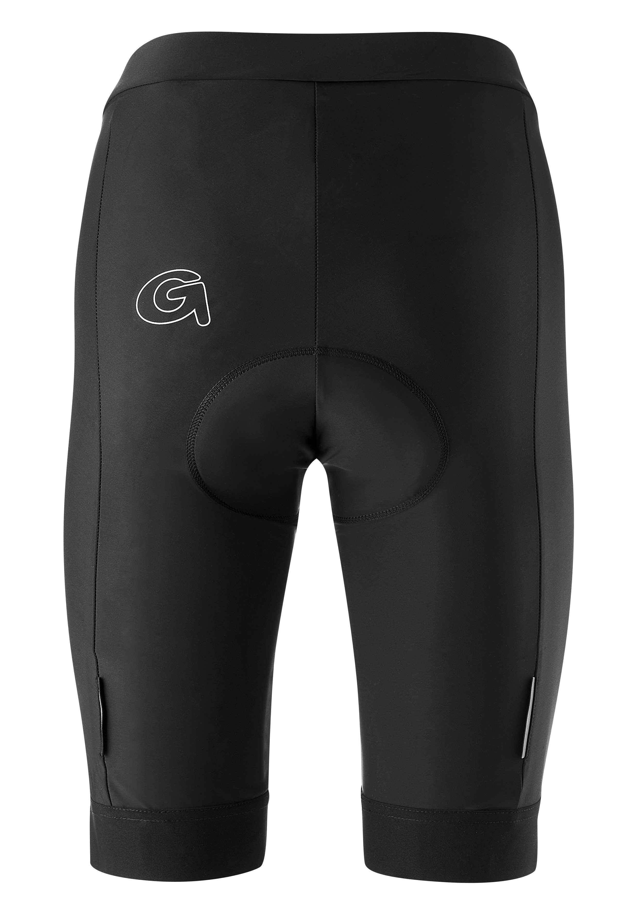 Gonso Fietsbroek Fortuna korte dames fietsbroek met zitkussen, duurzame fietsbroek