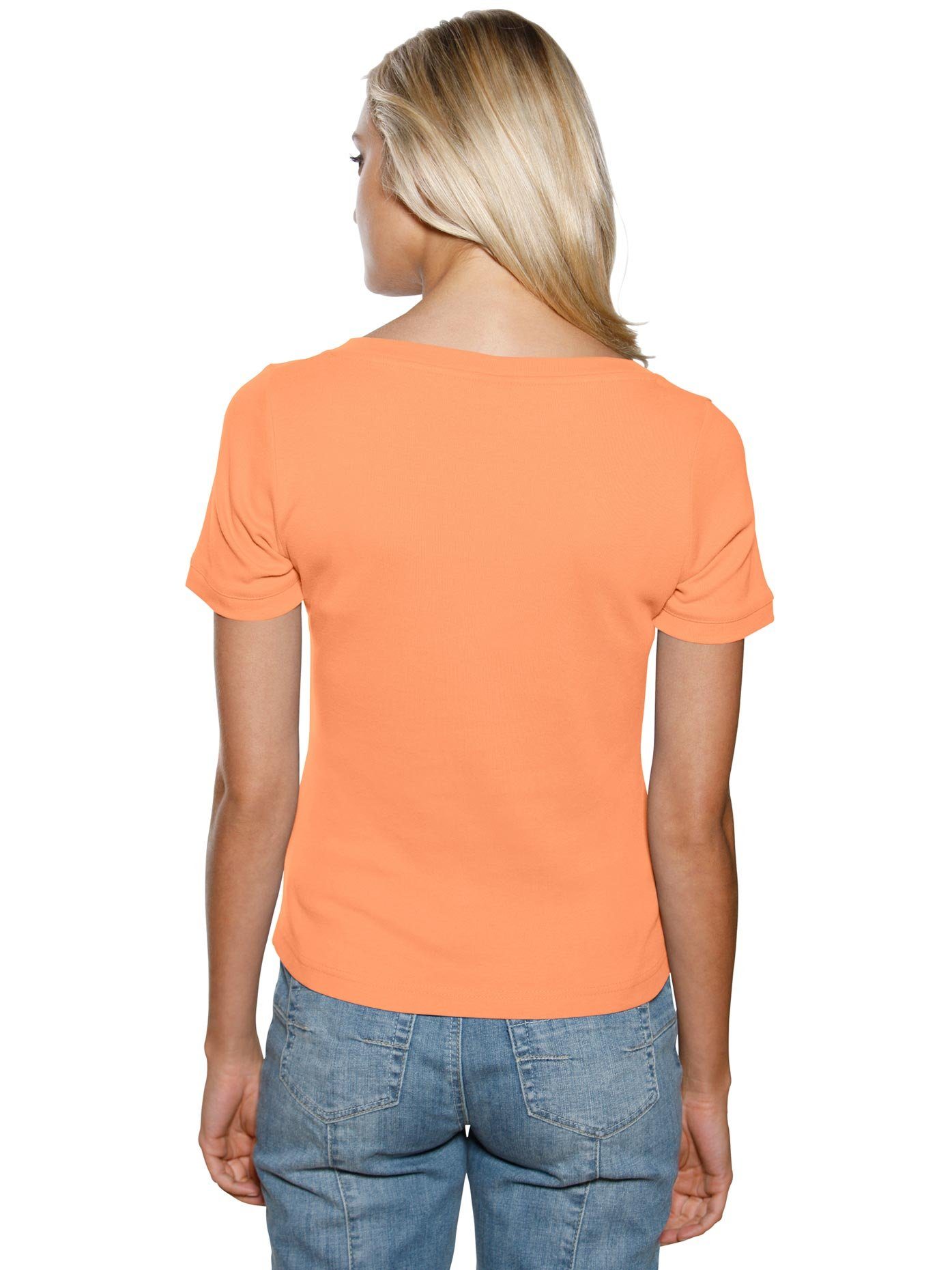 heine Shirt met korte mouwen Shirt met carréhals (1-delig)
