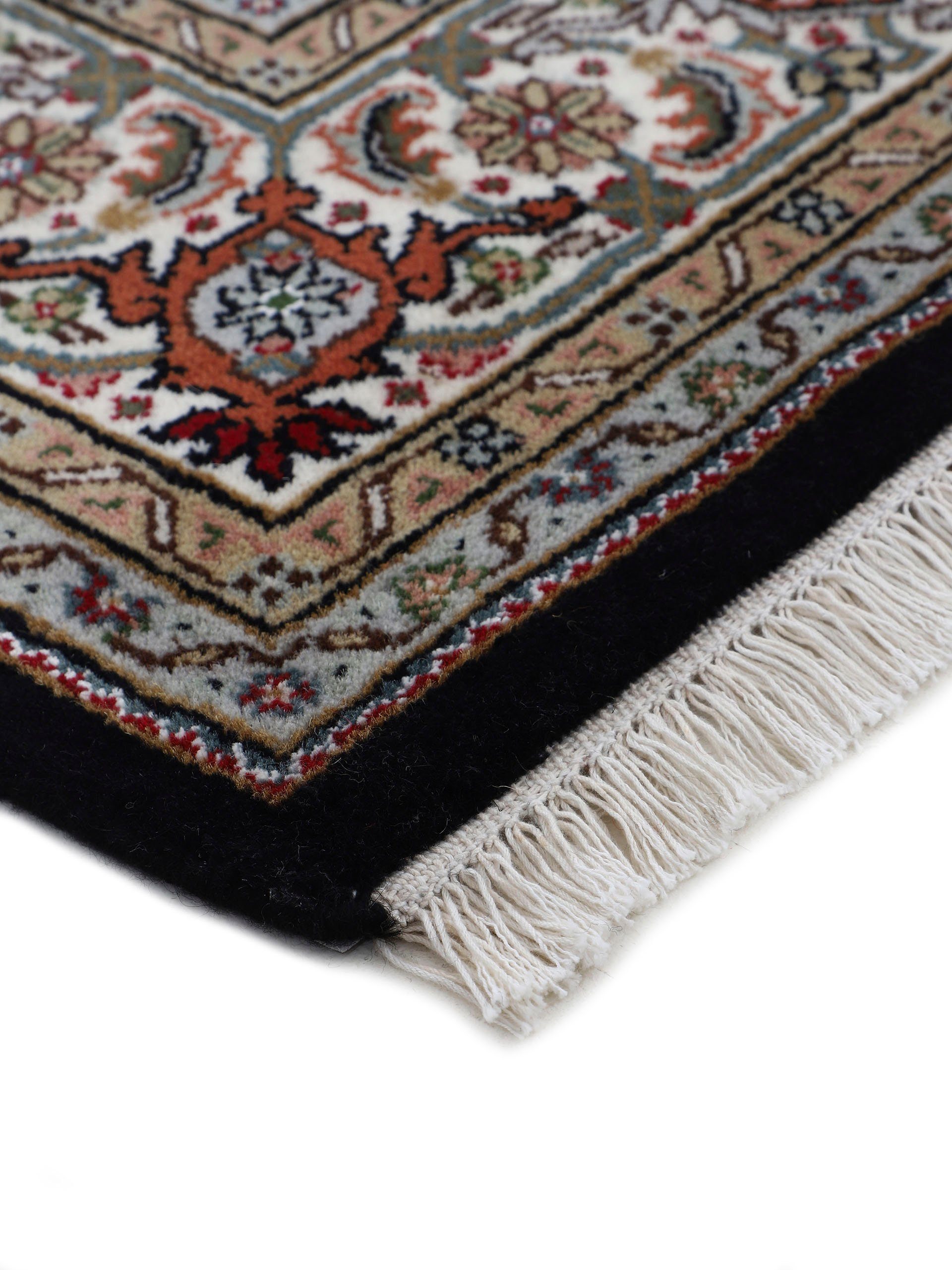 Woven Arts Loper Oosters tapijt Tabriz Mahi met de hand geknoopt, woonkamer, zuivere wol voor een warme omgevingsklimaat