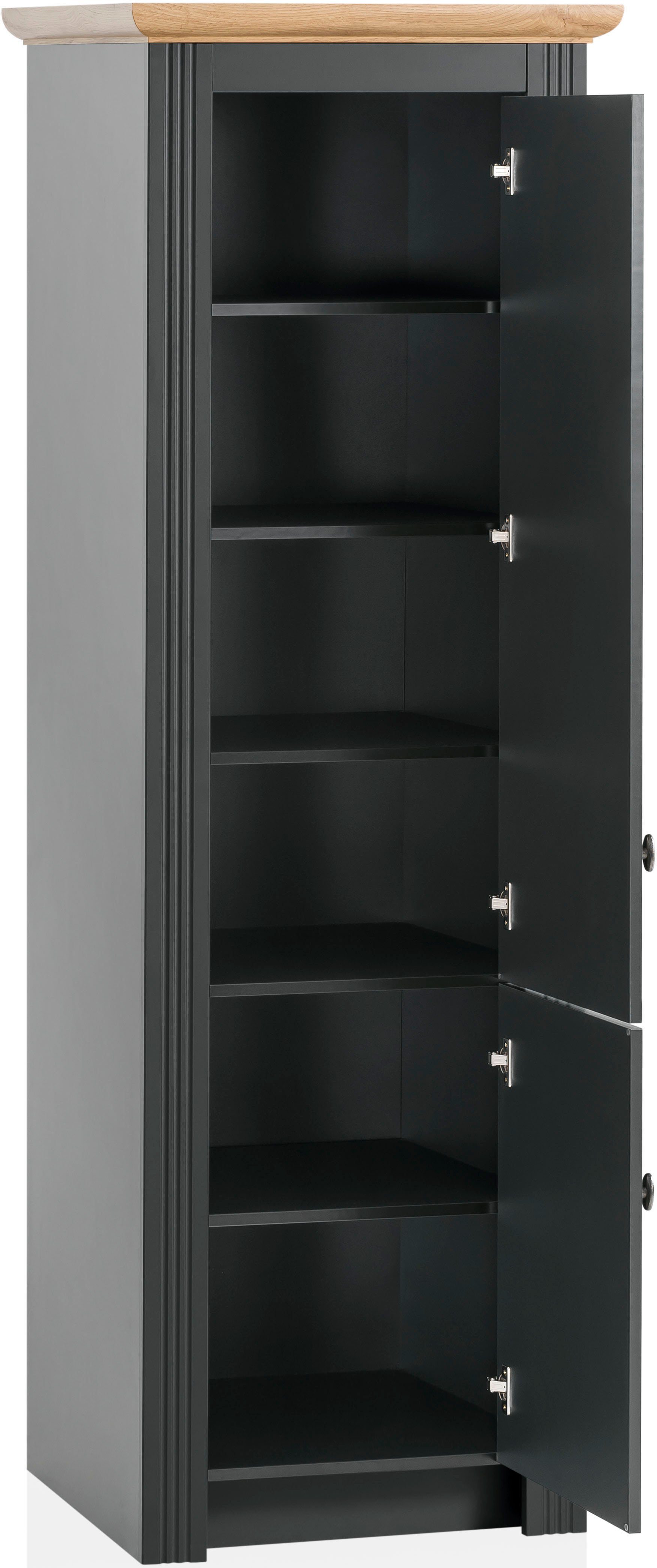 Kochstation Hoge kast KS-Westminster in romantische landelijke stijl, hoogte 202 cm, exclusief by otto