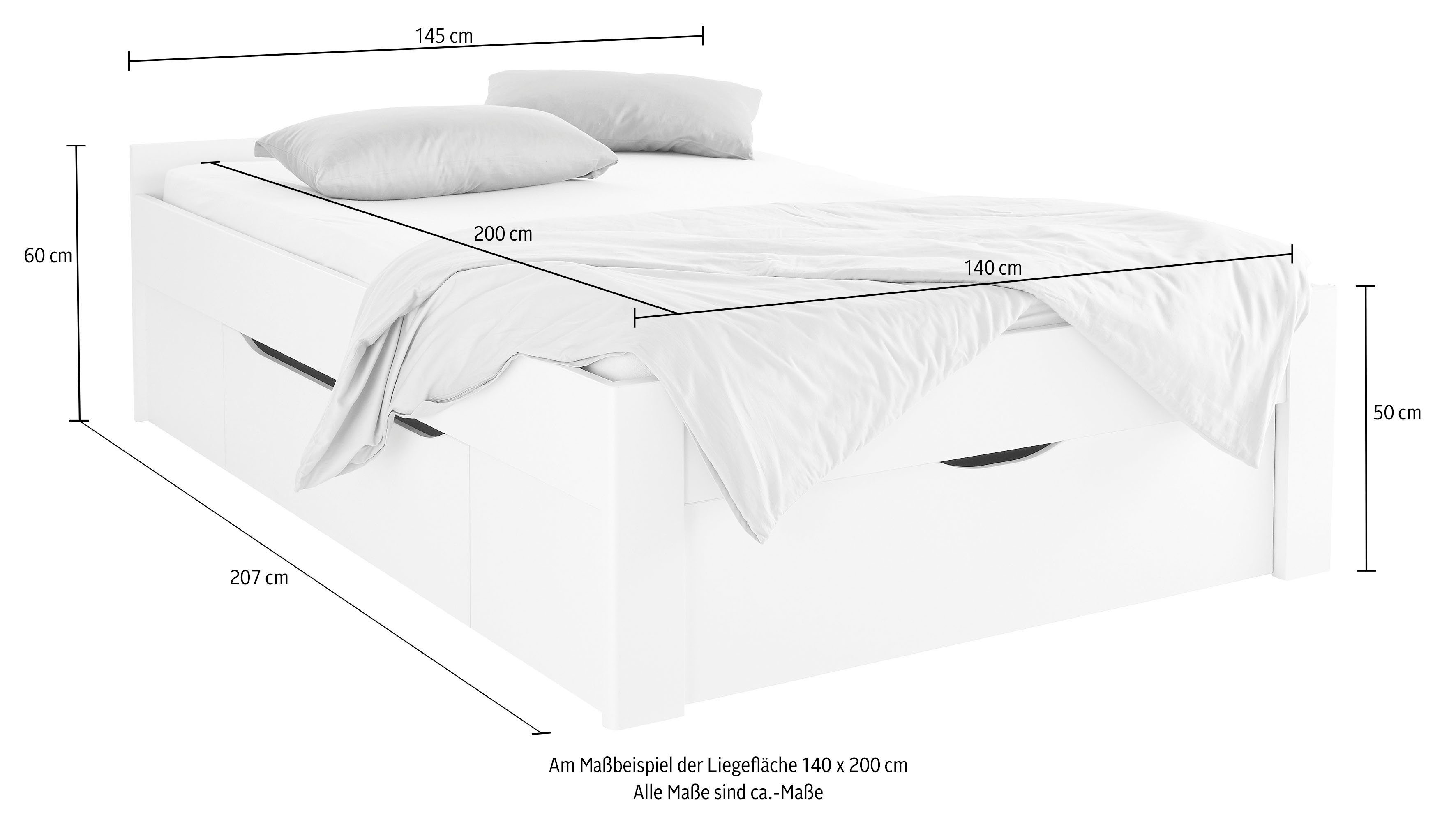 rauch Bed Scala met lades in 3 varianten