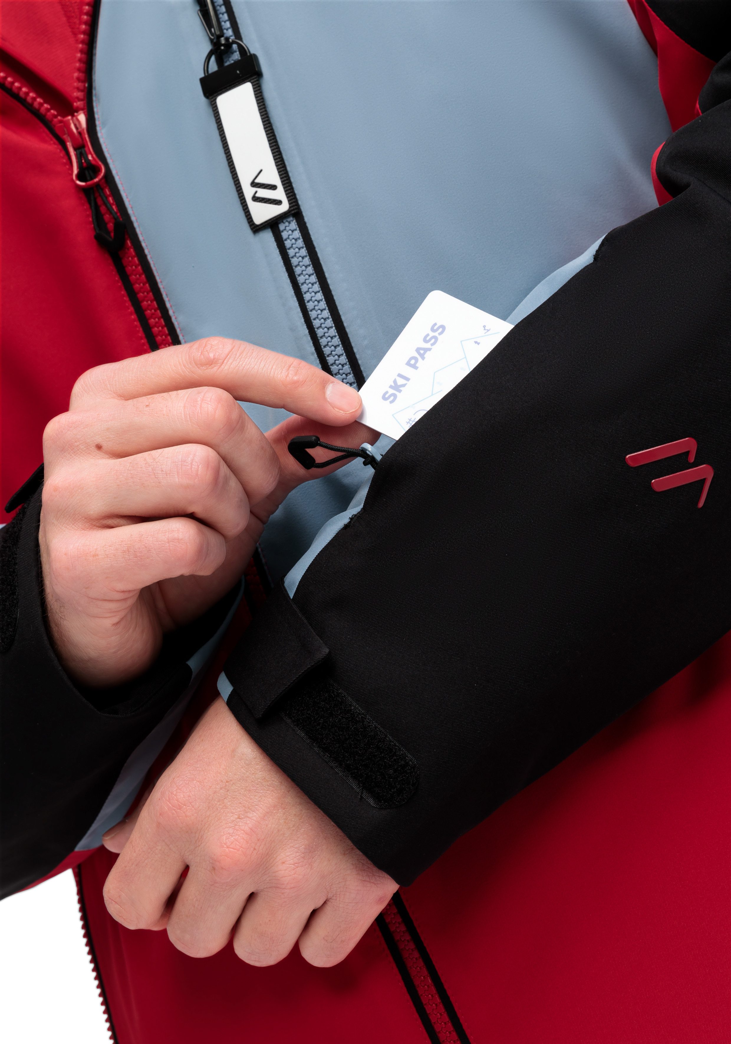 Maier Sports Ski-jack Oravice Heren winterjack met ritszakken en capuchon waterdicht