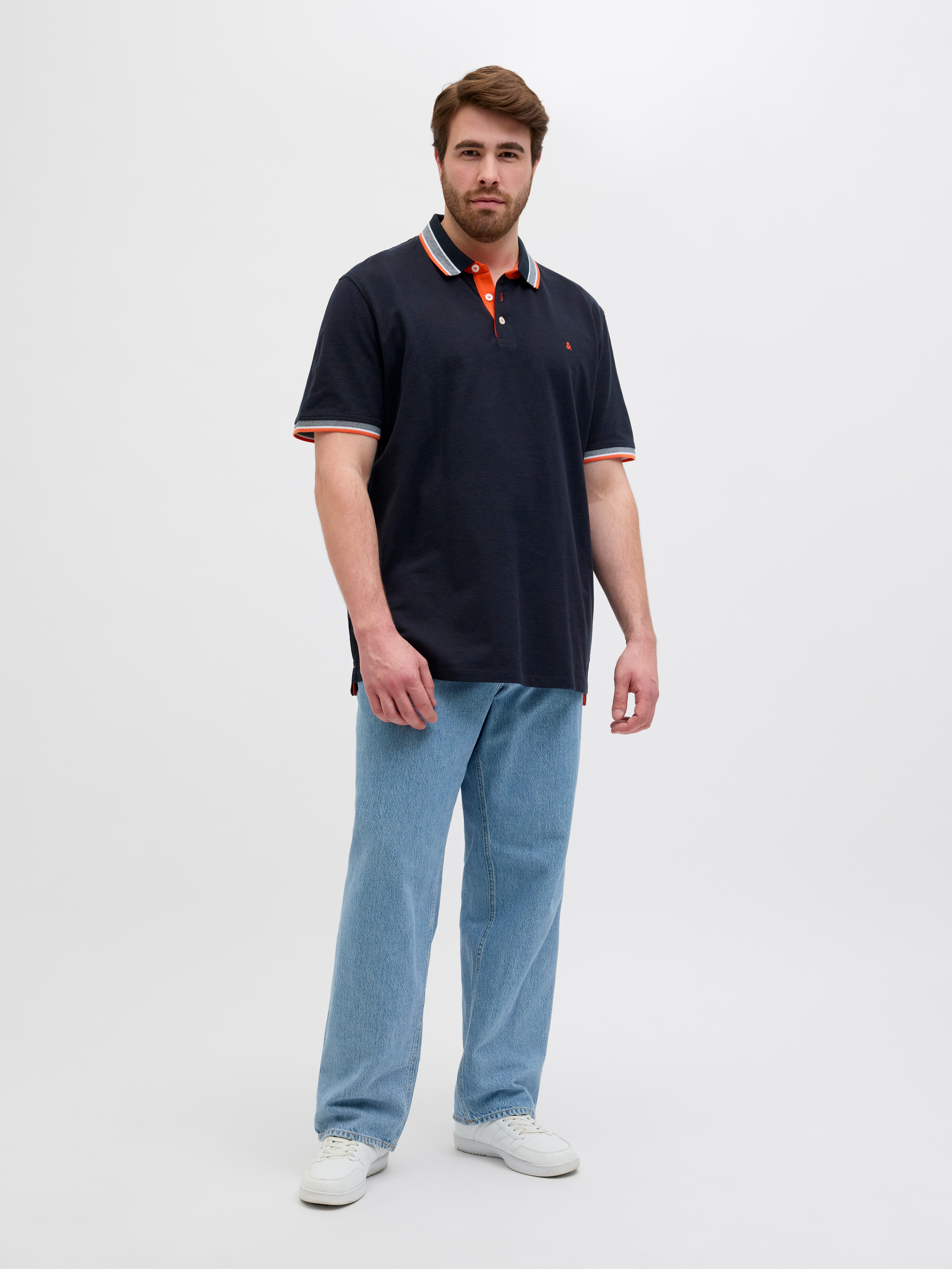 Jack & Jones PlusSize Poloshirt JJEPAULOS POLO SS NOOS PLS