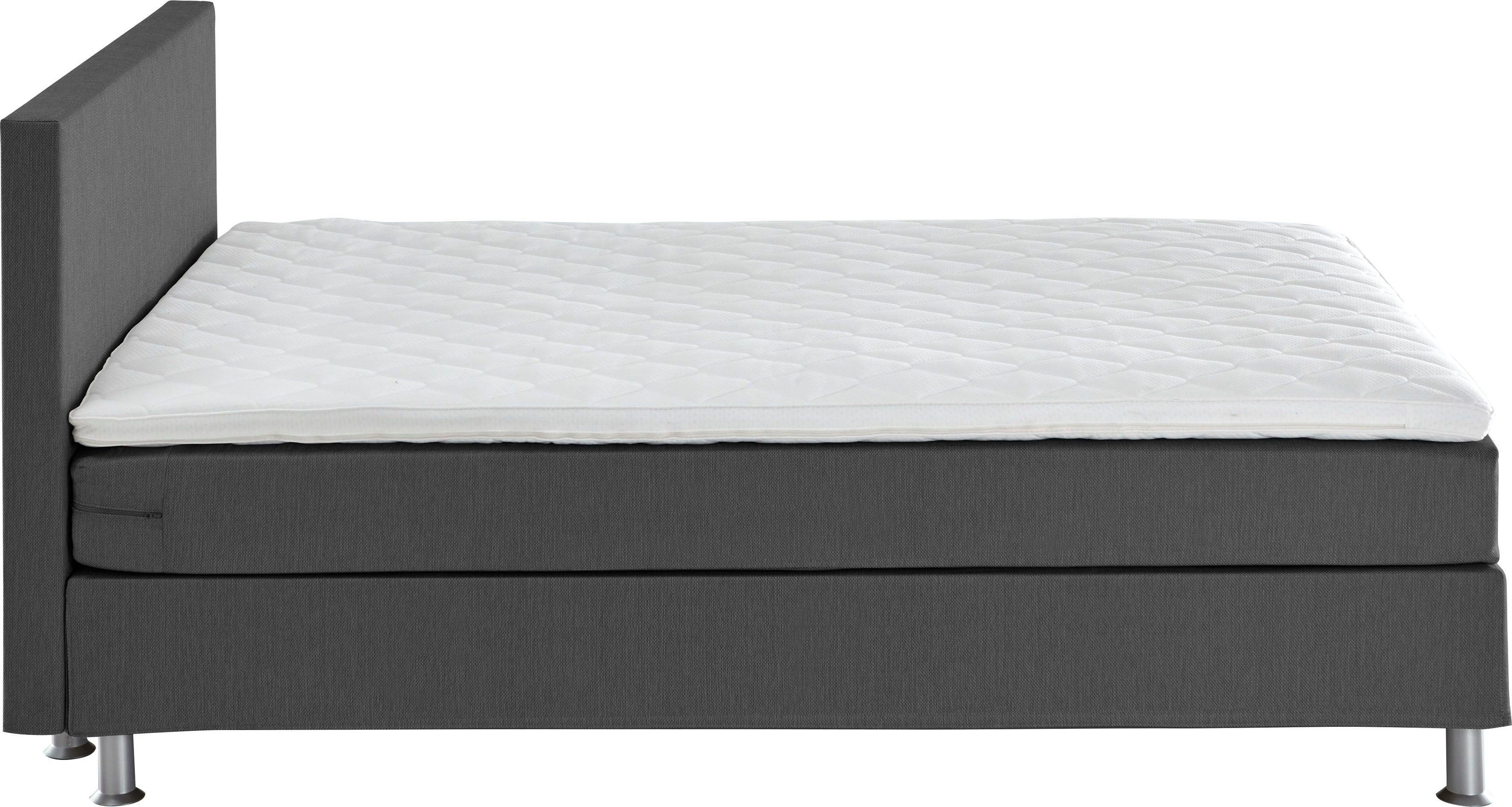 ATLANTIC home collection Boxspring Edison inclusief bonell-binnenveringsmatras en topmatras
