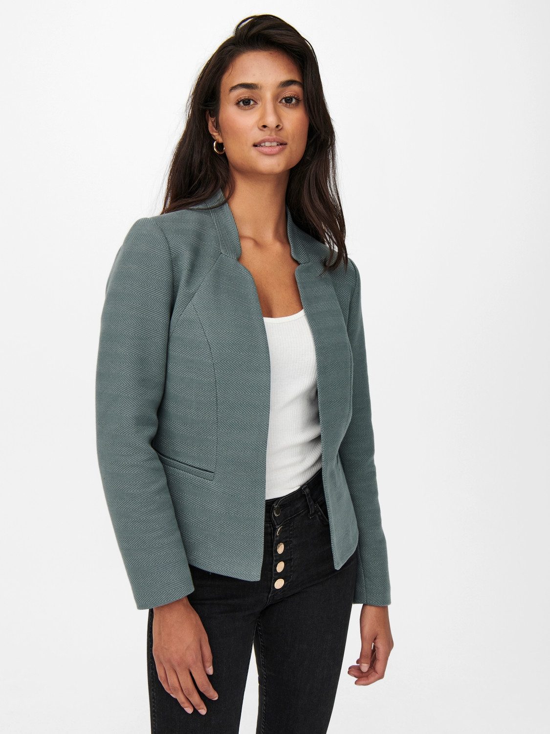 Only Korte blazer ONLADDY-LINEA L/S SHORT BLAZER CC TLR