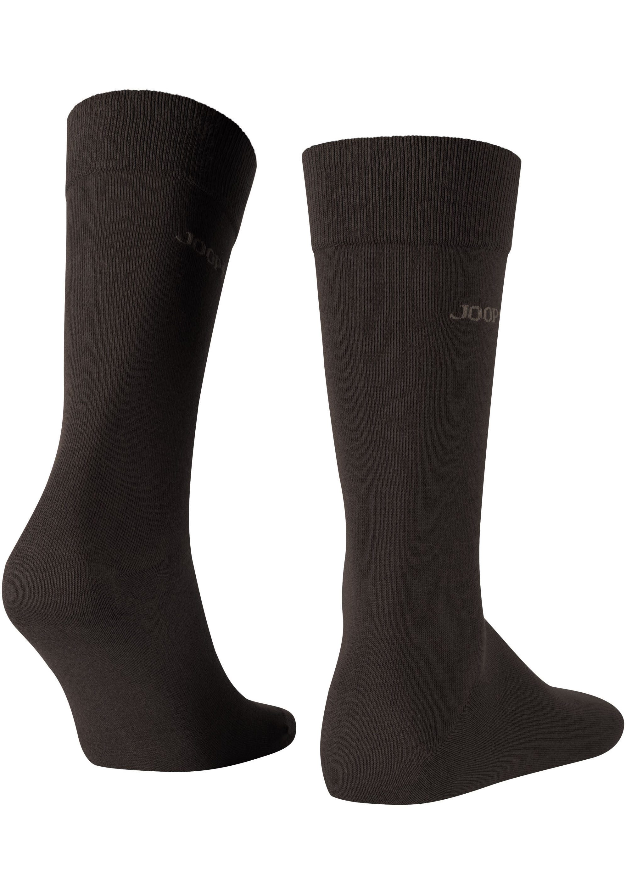 JOOP! Sokken Premium Essentials, versterkte hiel, duurzame teen (Set van 4)