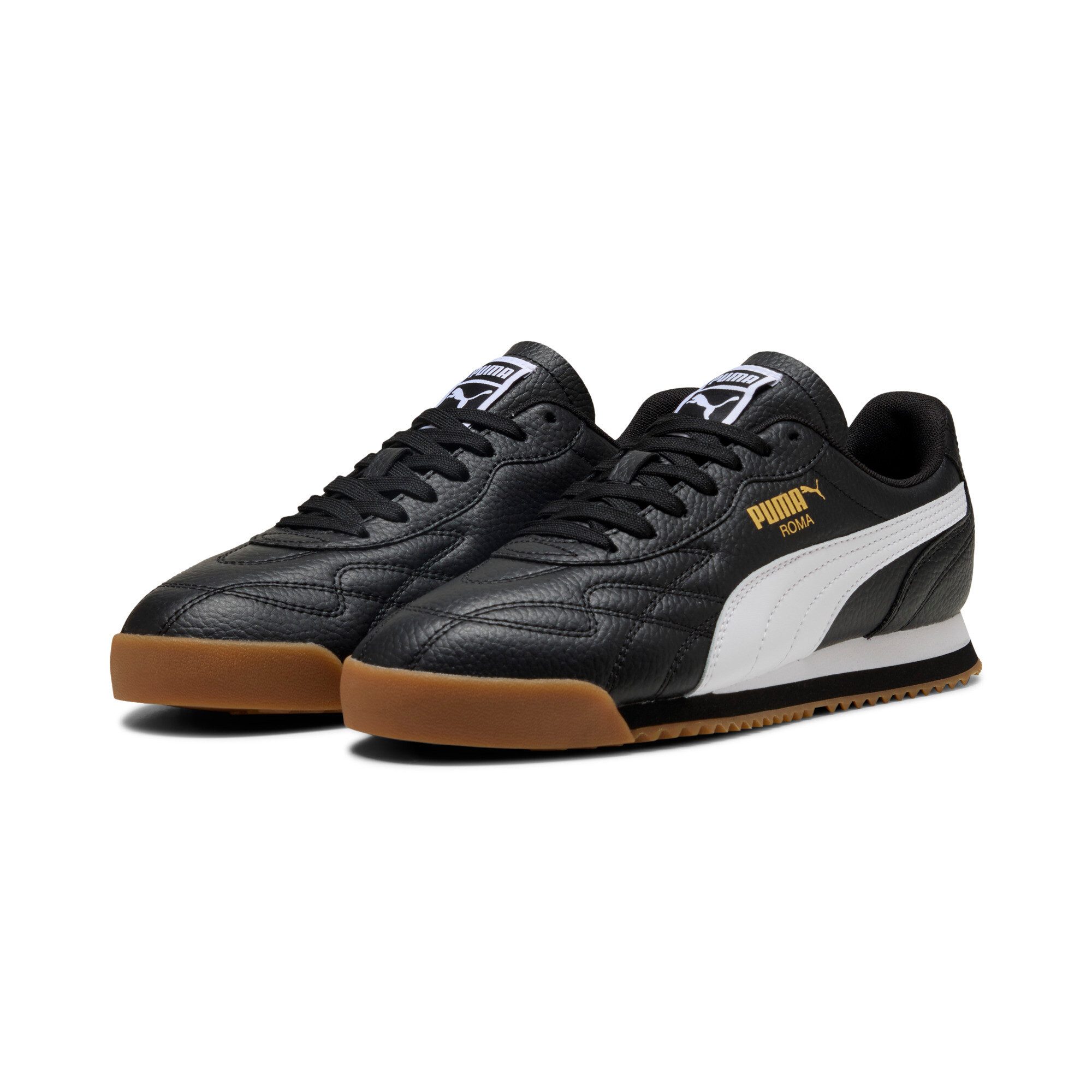 PUMA Sneakers ROMA ANNIVERSARIO jongens lage sneakers maat 41 zwart