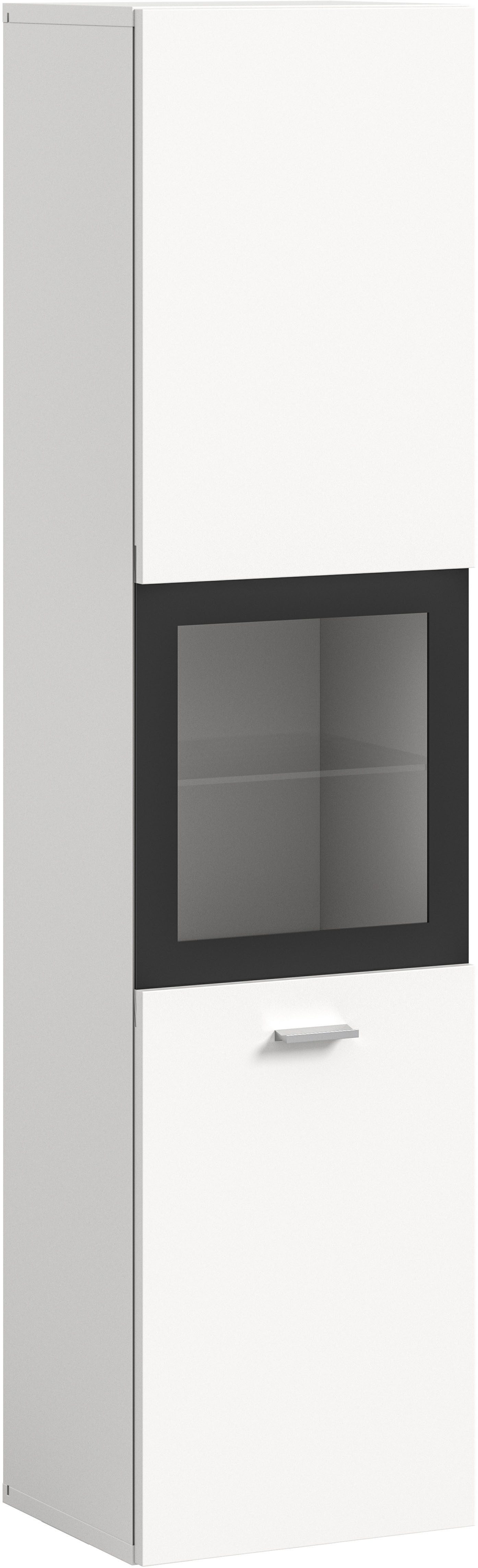 welltime Hoge kast Tampa, hoogte 125cm, hangend of staand te monteren Badkamerkast, hangkast badkamer, badkamer, badkamermeubels