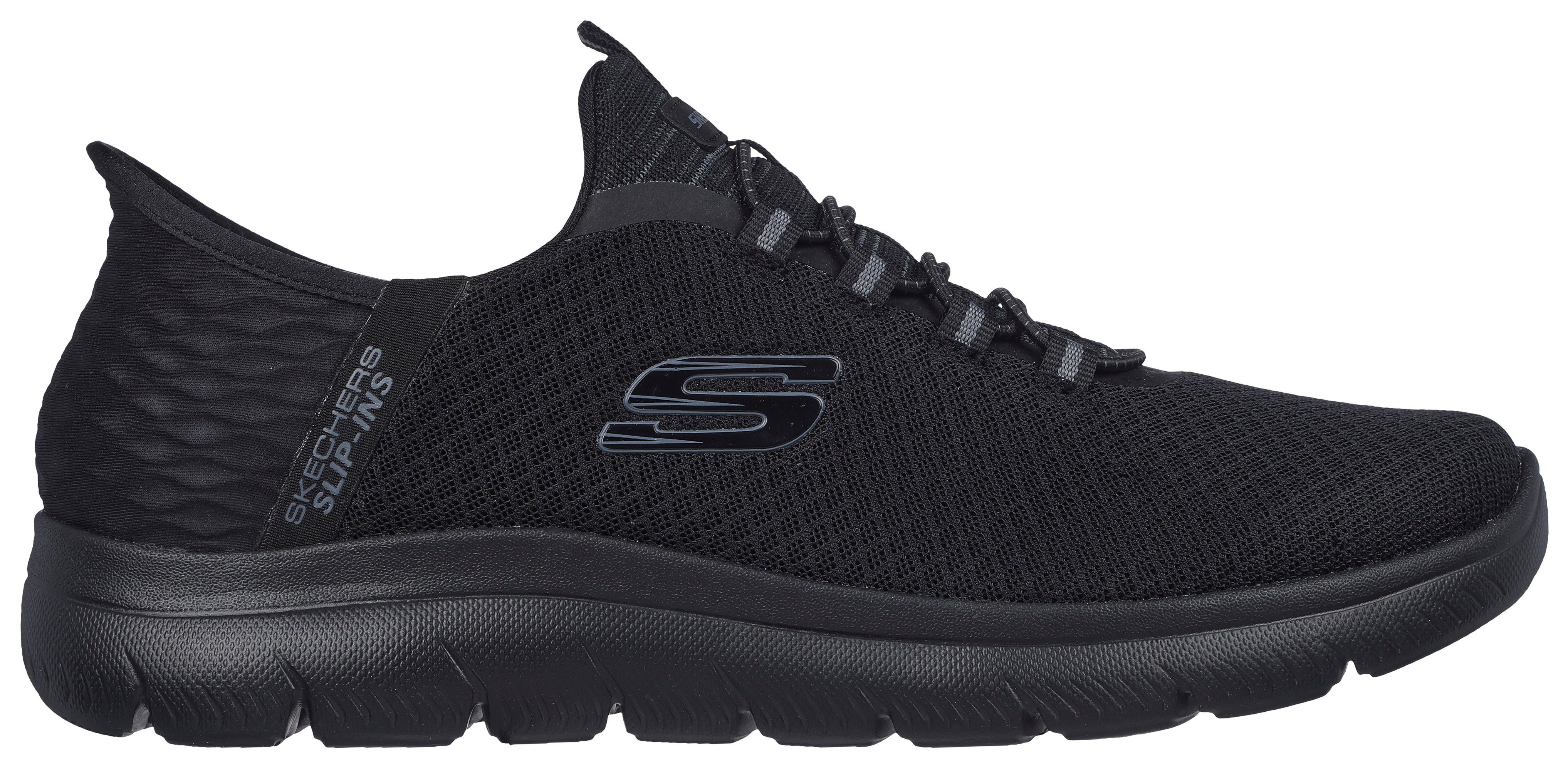 Skechers Slip-on sneakers SUMMITS-HIGH RANGE Slipper, vrijetijdsschoen, lage schoen in vegan uitvoering