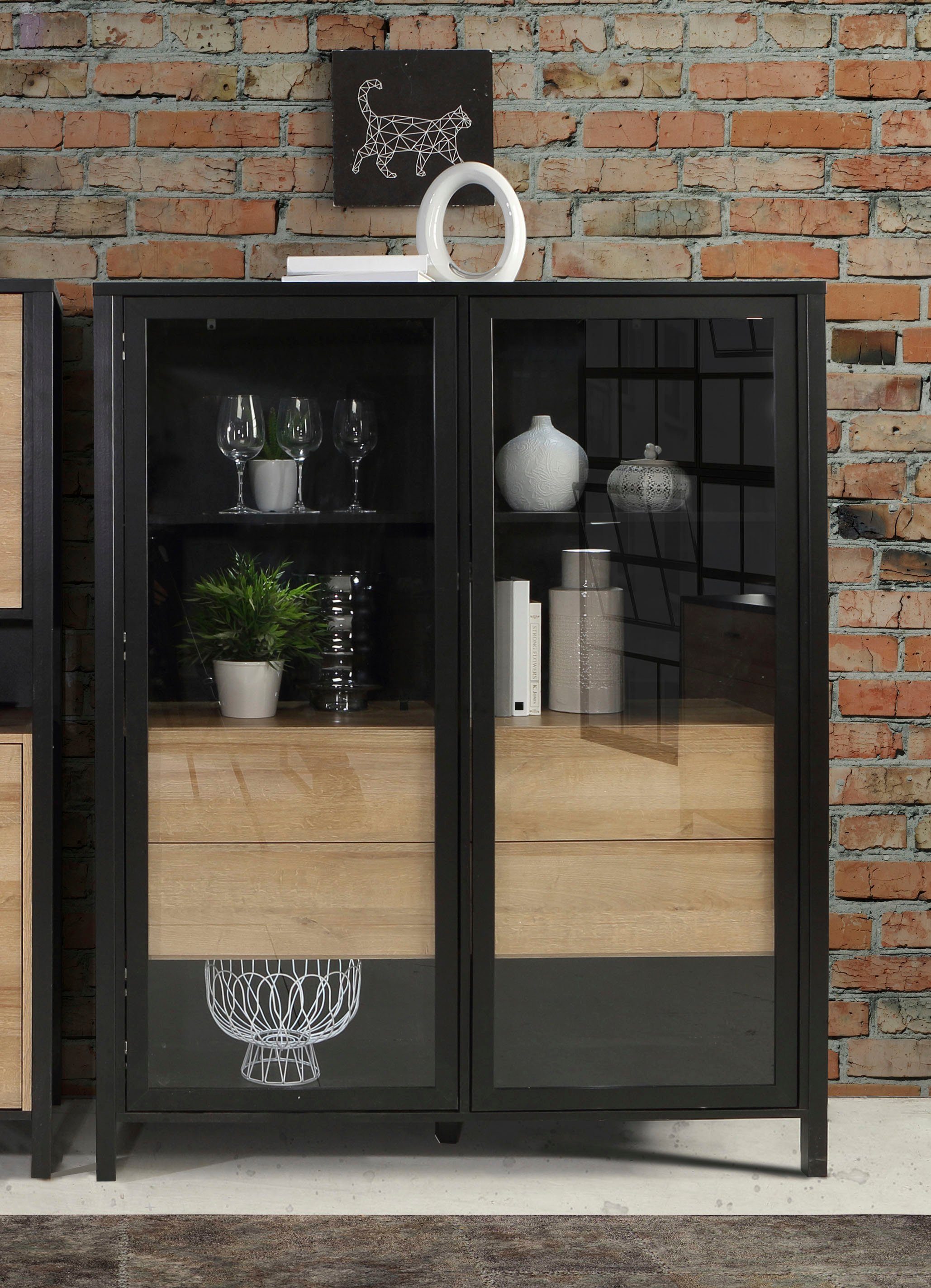 FORTE Highboard High Rock Breedte ca. 121 cm