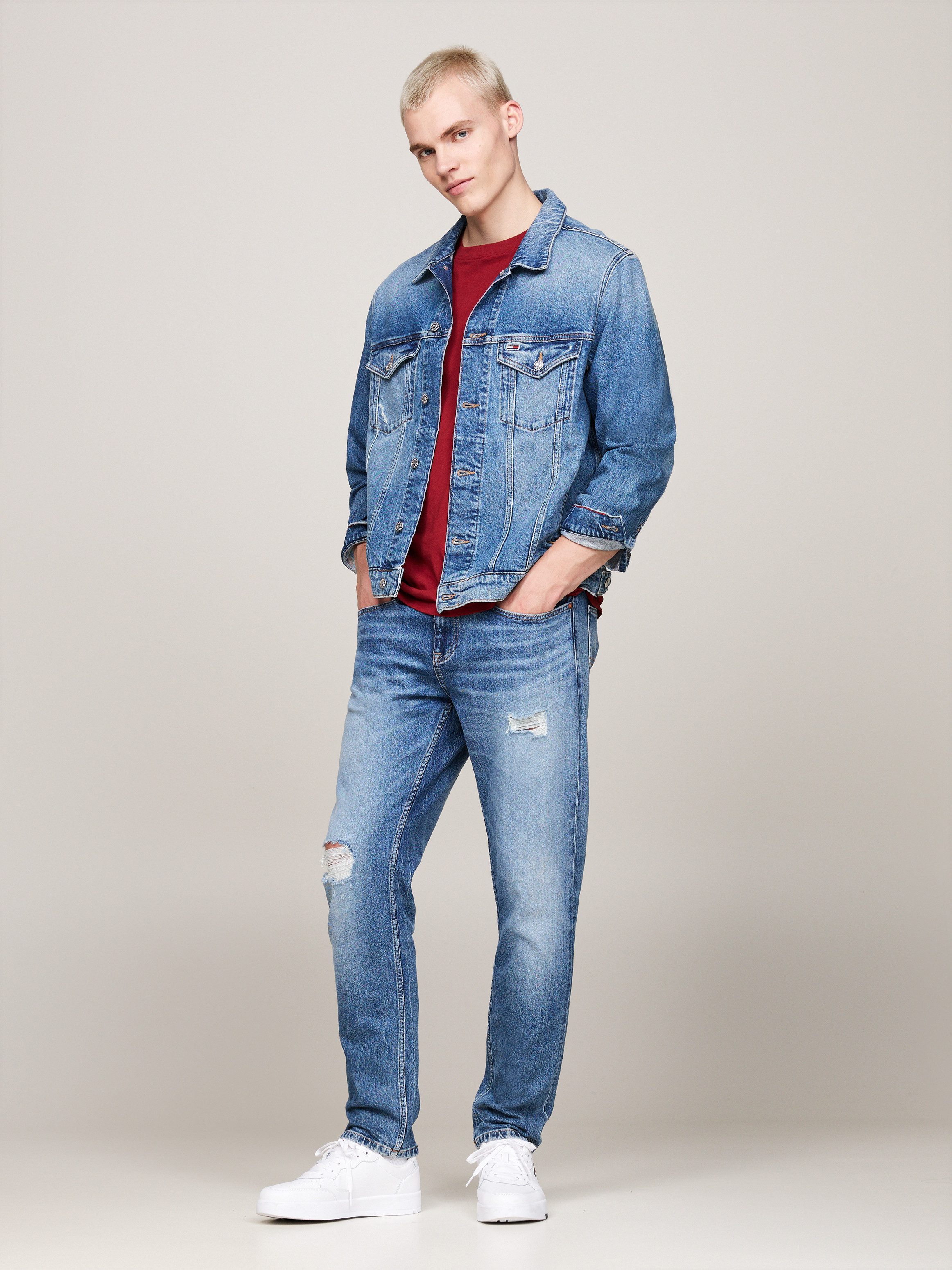 TOMMY JEANS Destroyed jeans AUSTIN SLIM TPRD DH6135