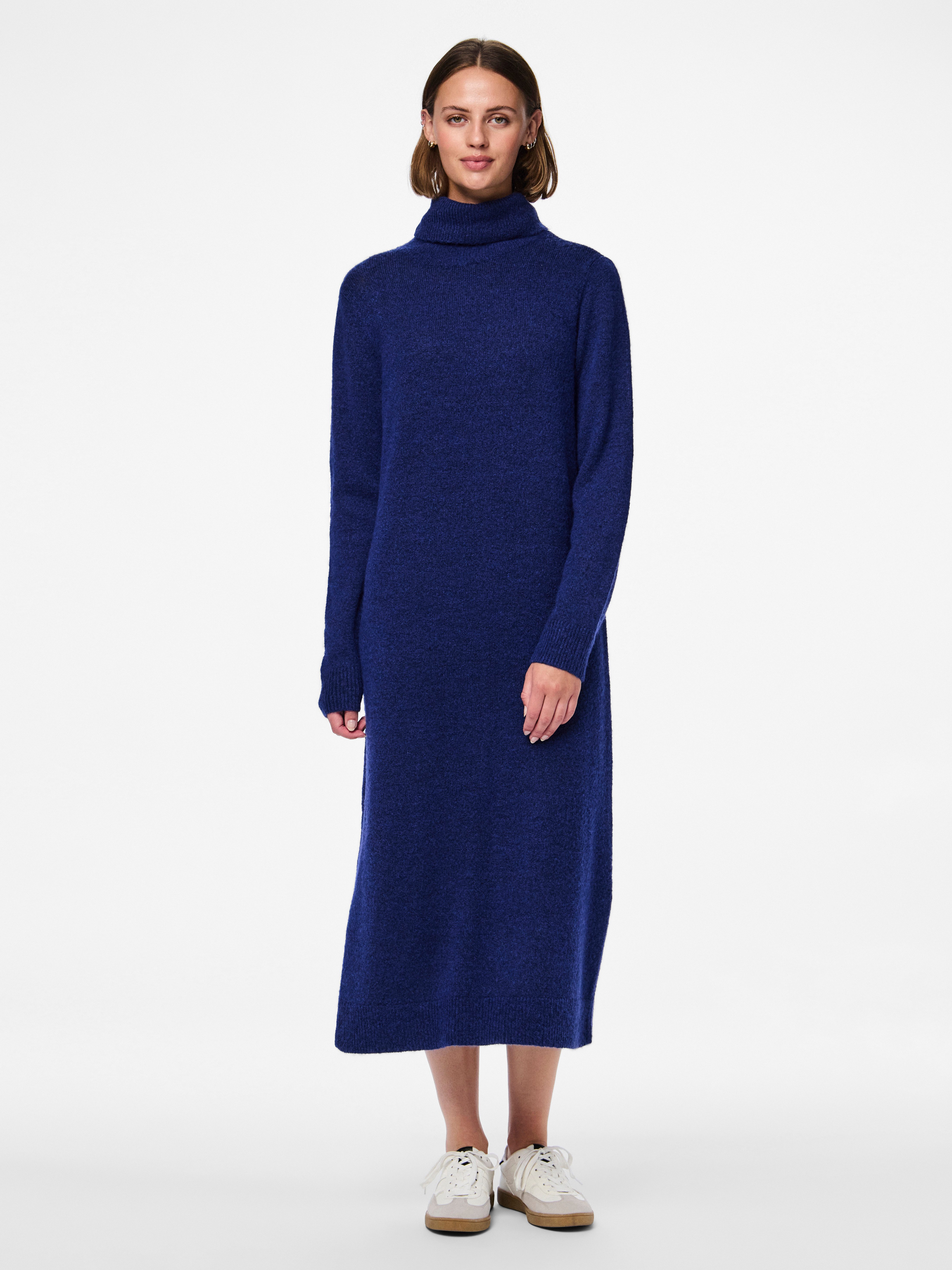 pieces Gebreide jurk PCJULIANA LS ROLLNECK KNIT DRESS NOOS BC
