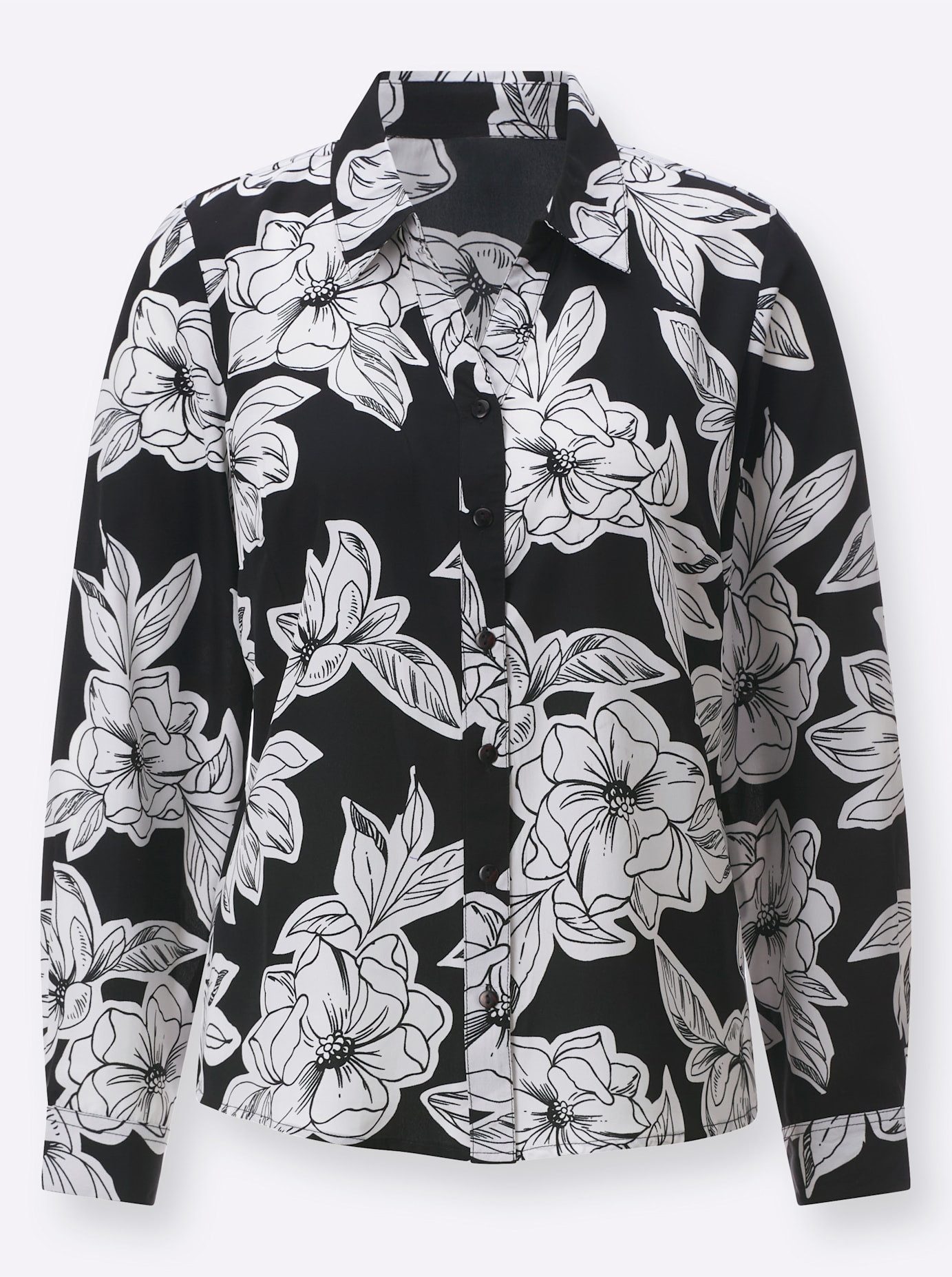 Classic Basics Blouse met lange mouwen