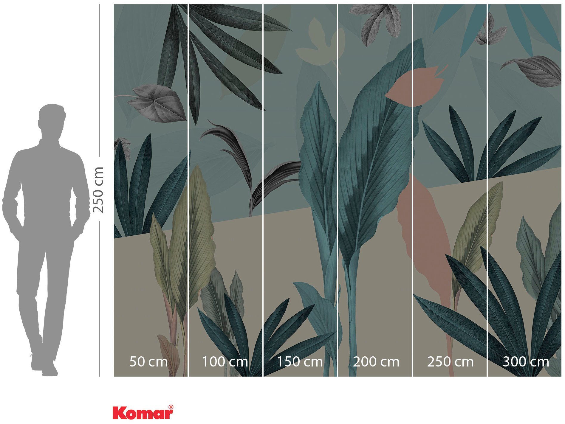 Komar Vliesbehang Digitale print vlies - Naïve - Afmeting 300 x 250 cm (1 stuk)