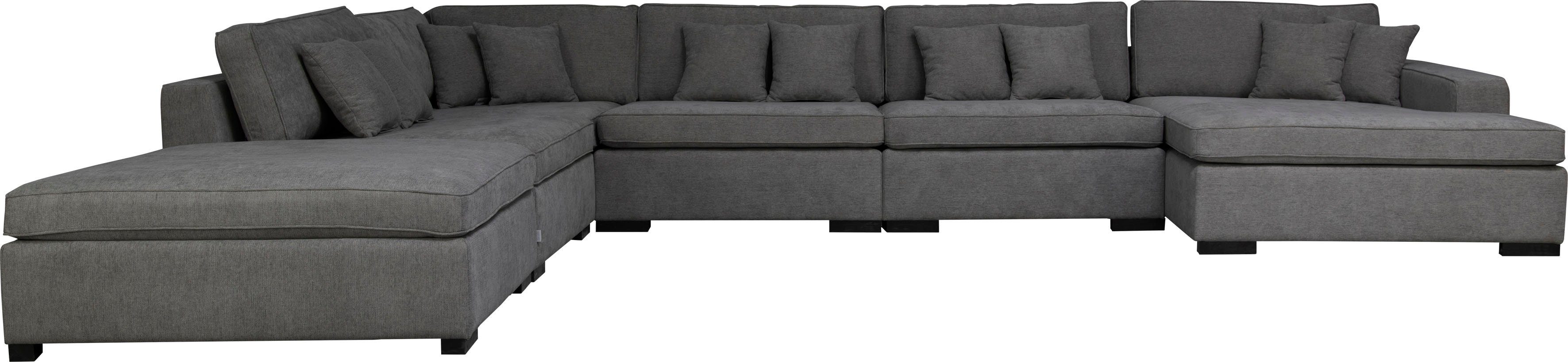 Guido Maria Kretschmer Home&Living Zithoek Skara U-vorm Loungebank met binnenveringsinterieur, in vele overtrekkwaliteiten
