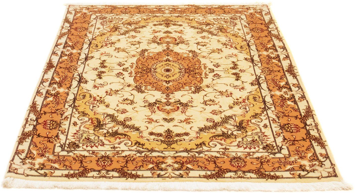 morgenland Vloerkleed Täbriz 50 Raj vloerkleed met de hand geknoopt beige handgeknoopt