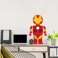 wall-art wandfolie speelfiguur iron man superhero (1 stuk) multicolor
