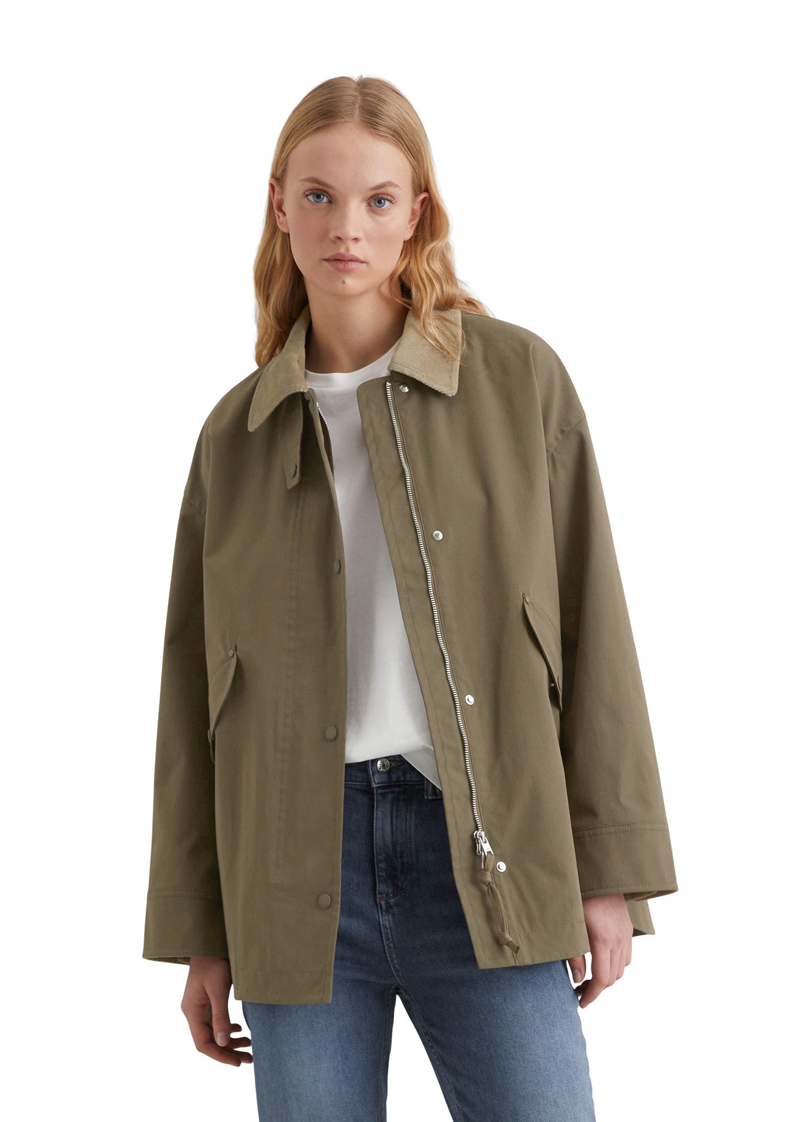 Marc O'Polo DENIM Lang jack met corddetails