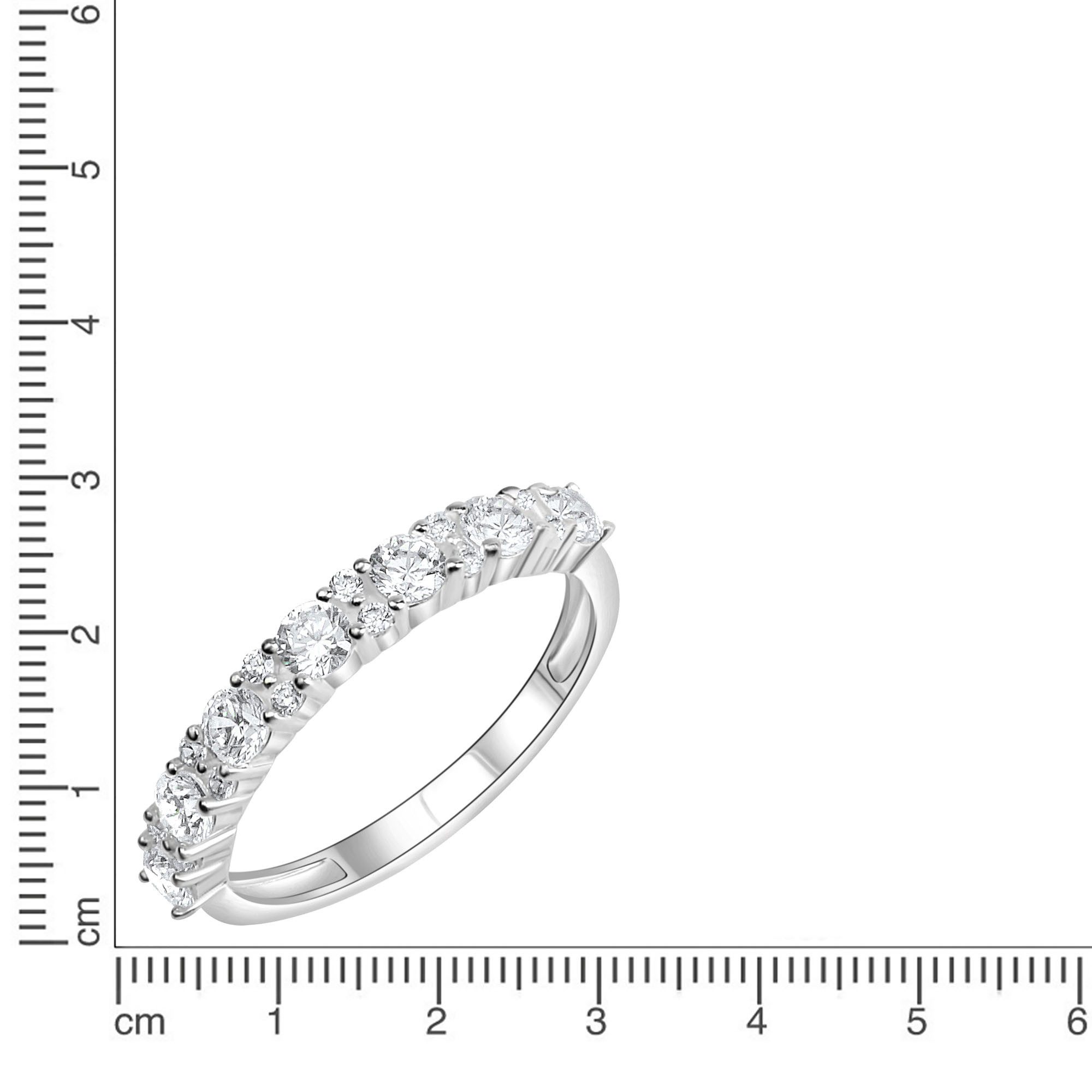 Firetti Zilveren ring Sieraad cadeau zilverkleur 925 vinger ring memoire