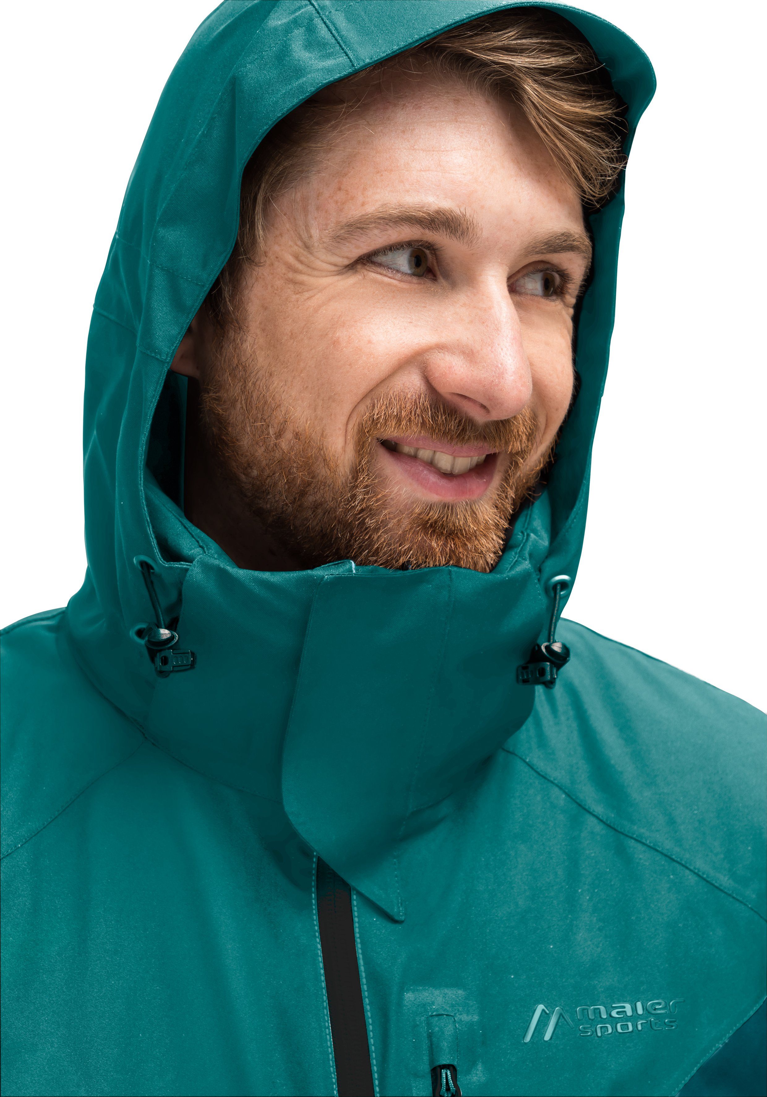 Maier Sports Ski-jack Pajares Heren winterjas, wind- en waterdicht, 4 ritszakken, regular fit